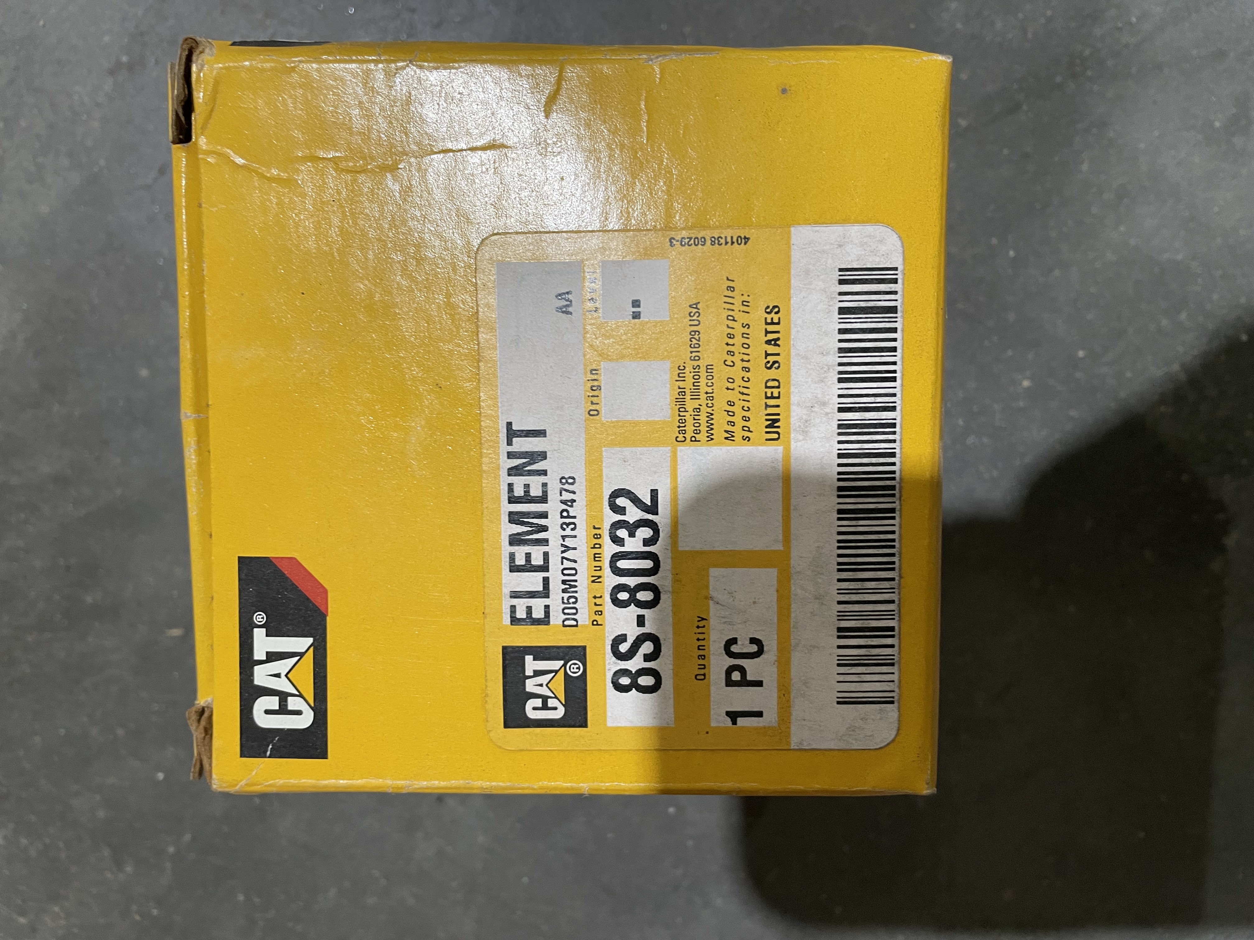 CAT 8S8032 part 1