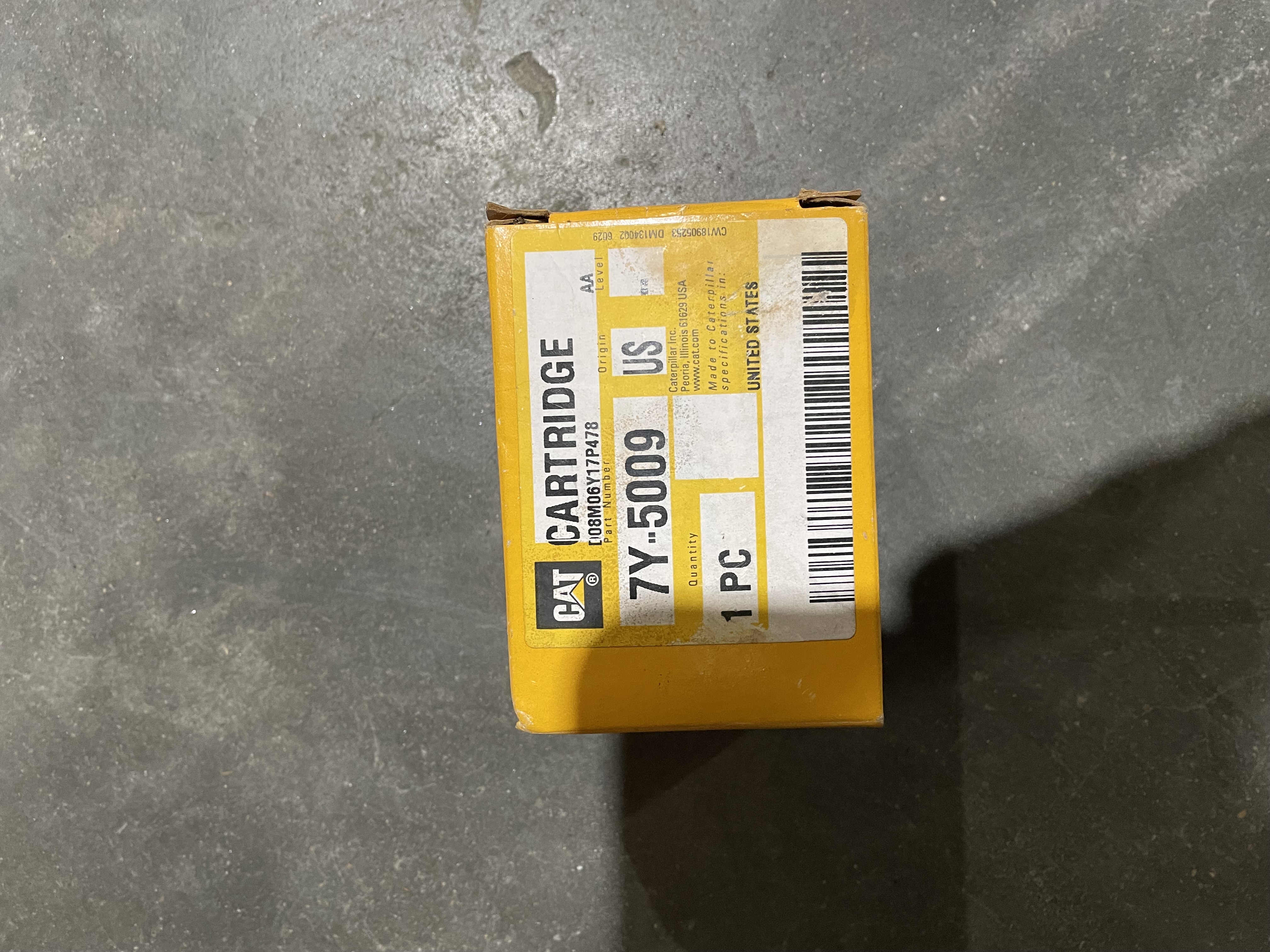 CAT 7Y5009 part 1