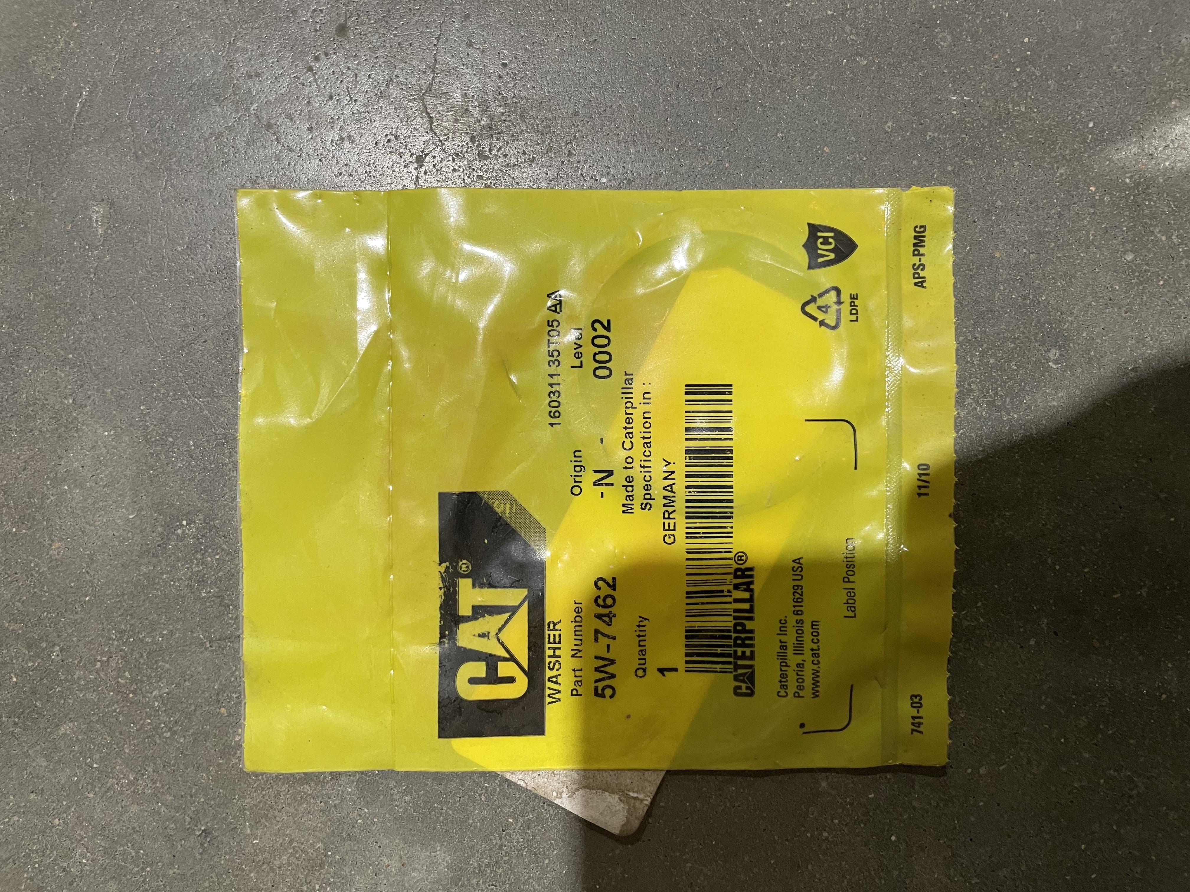CAT 5W7462 part 1