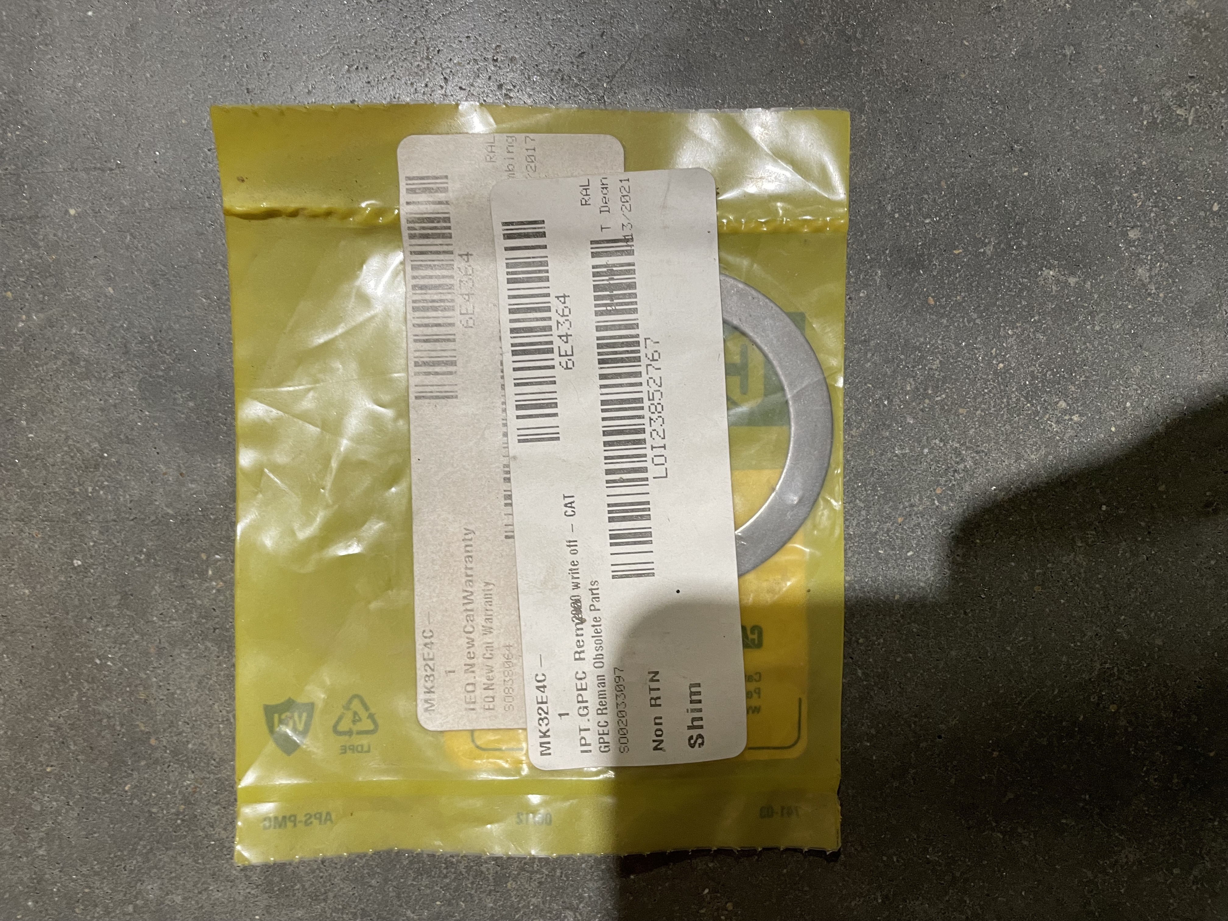 CAT 6E4364 part 1