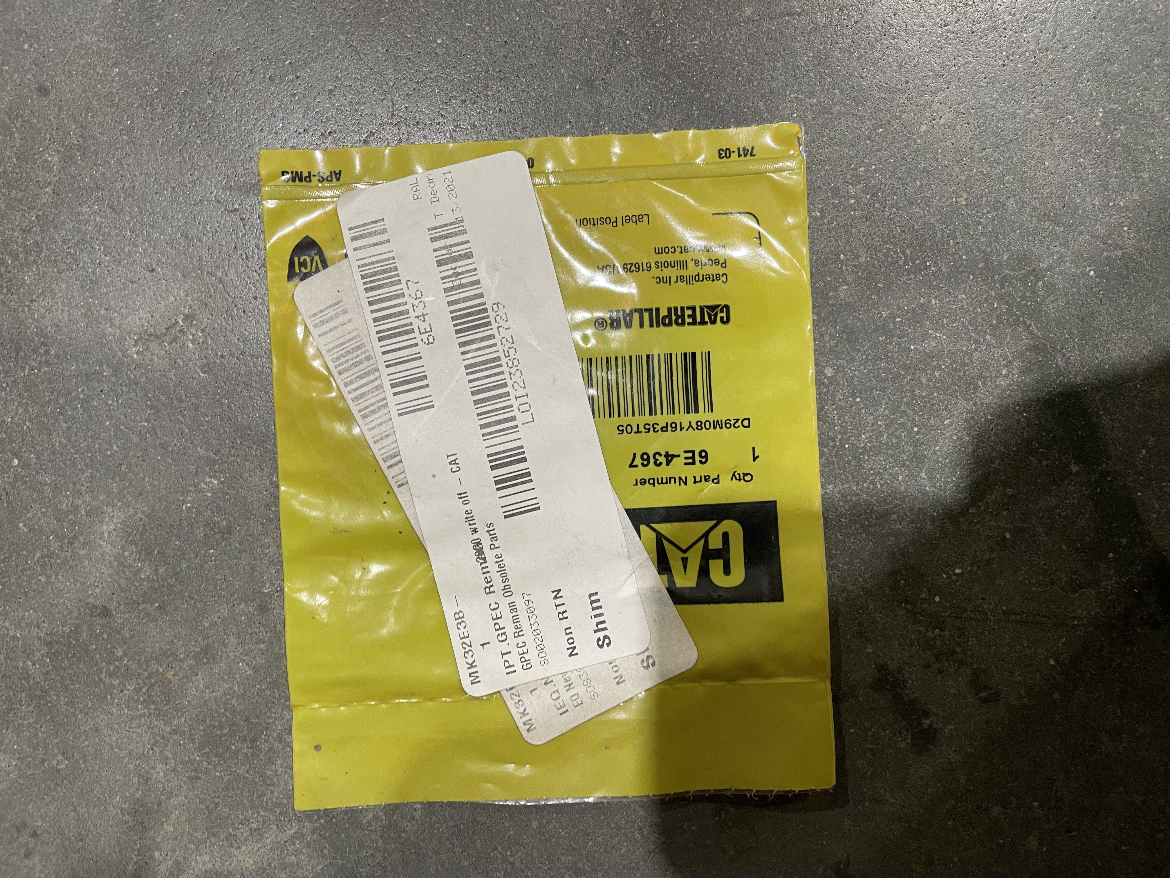 CAT 6E4367 part 1
