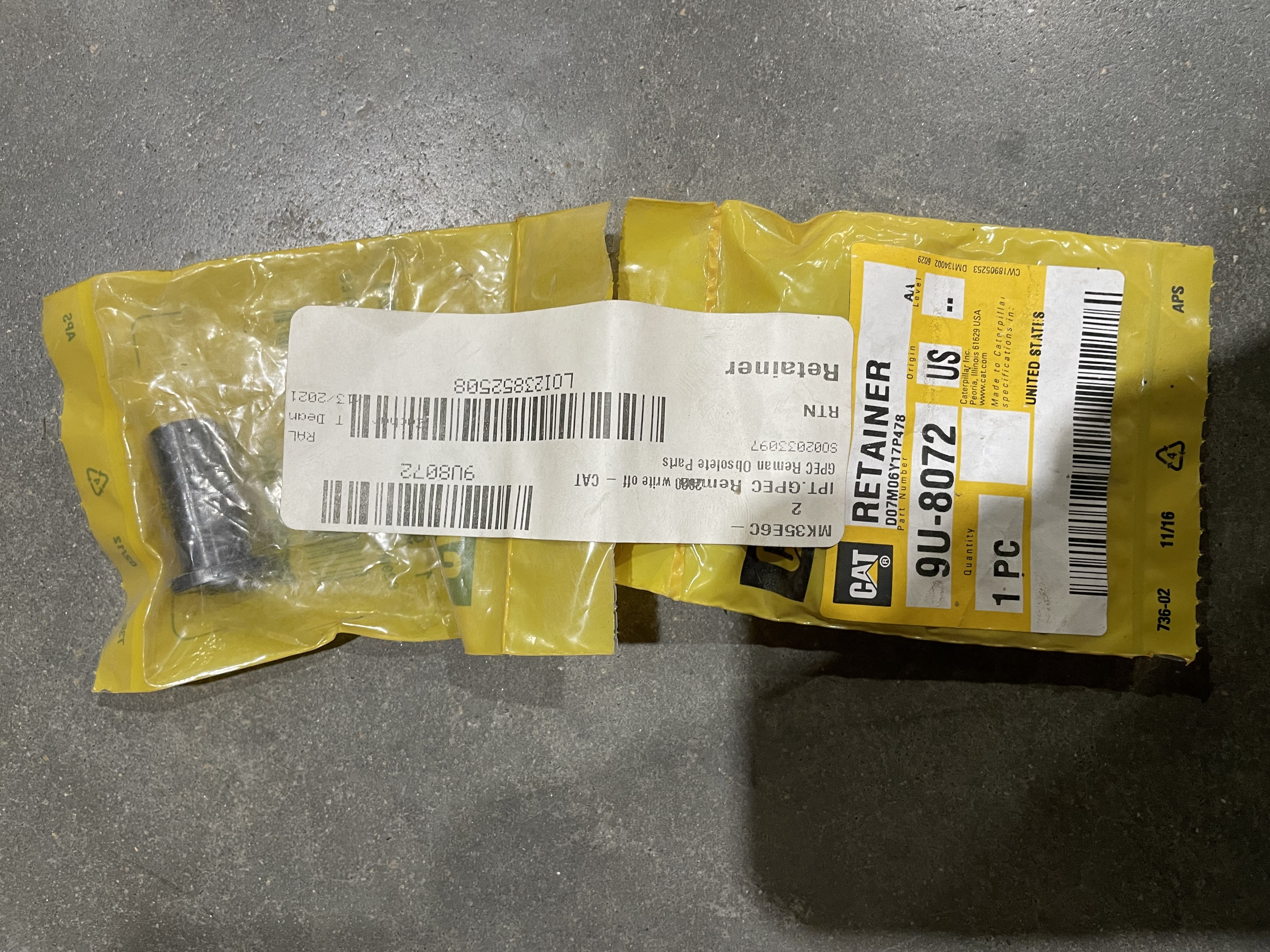 CAT 9U8072 part 1