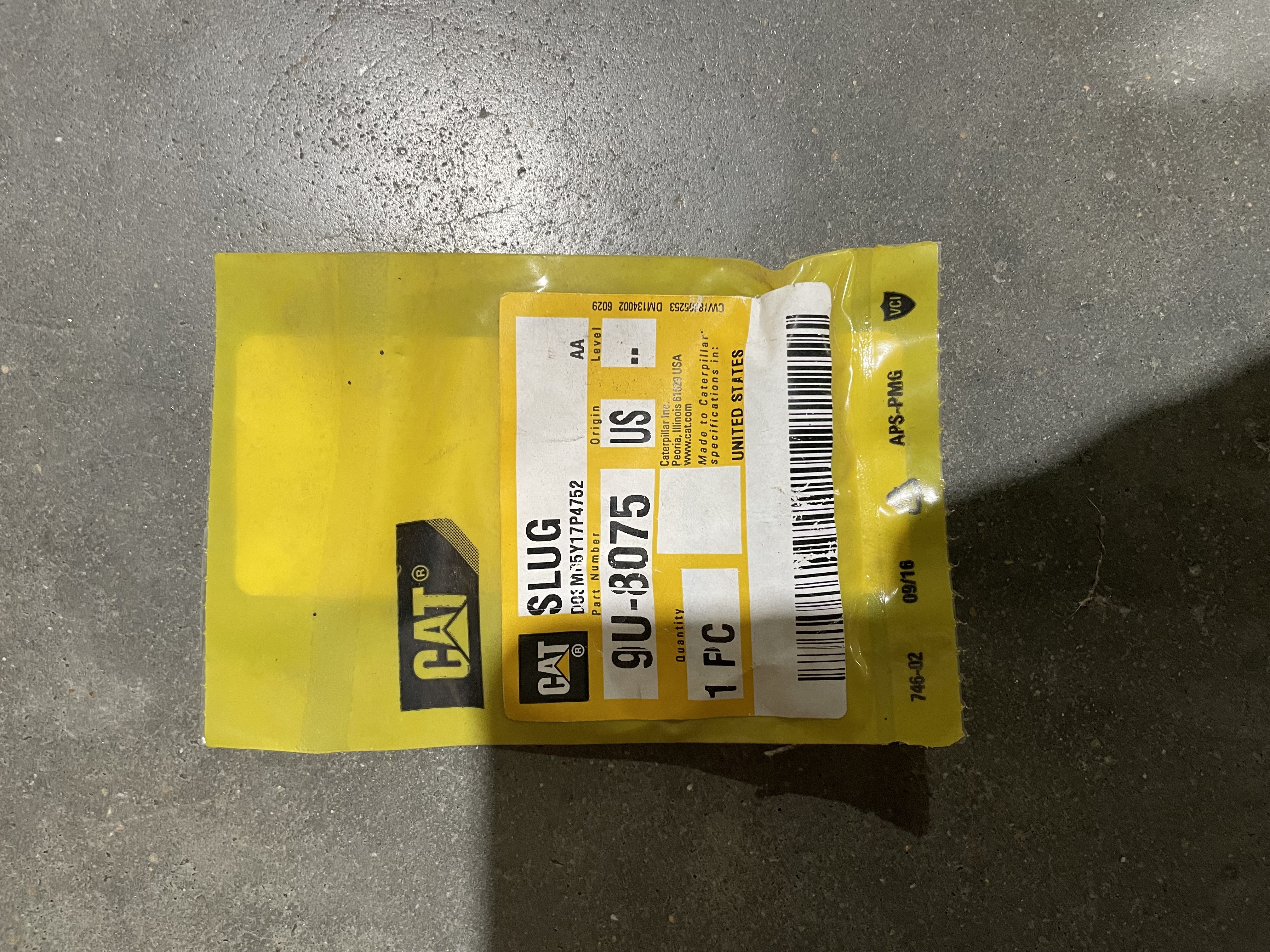 CAT 9U8075 part 1
