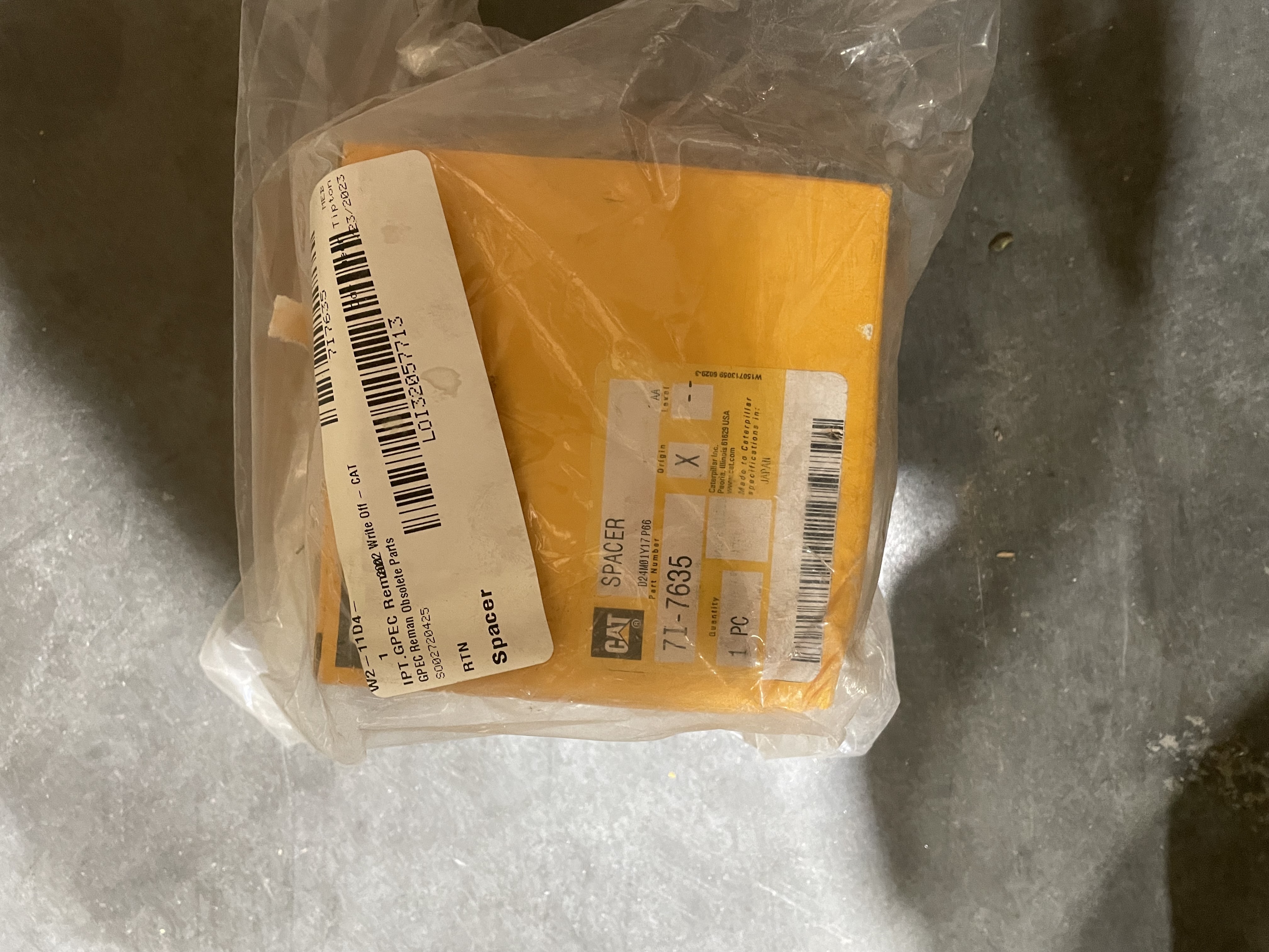 CAT 7I7635 part 1