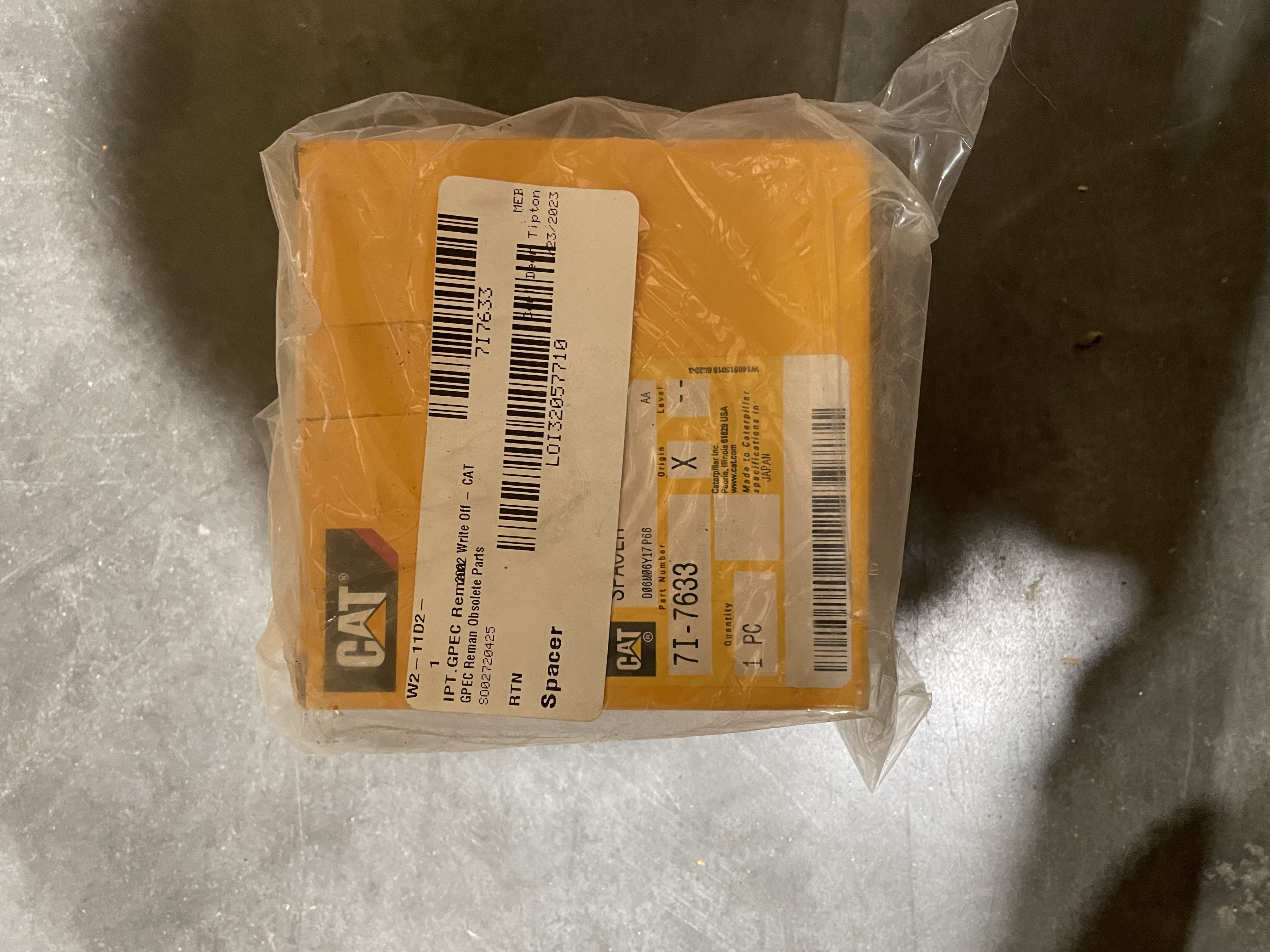 CAT 7I7633 part 1