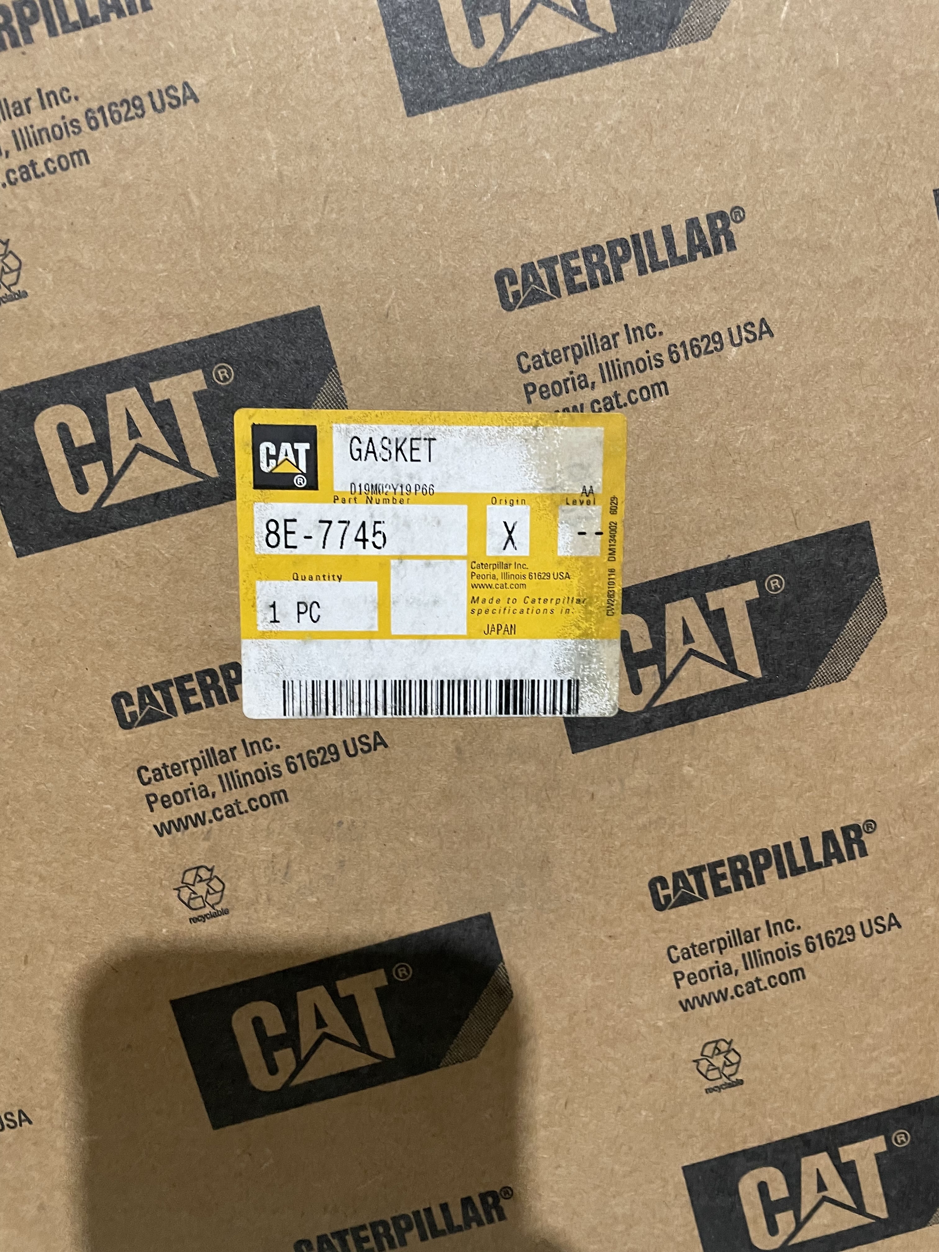 CAT 8E7745 part 1