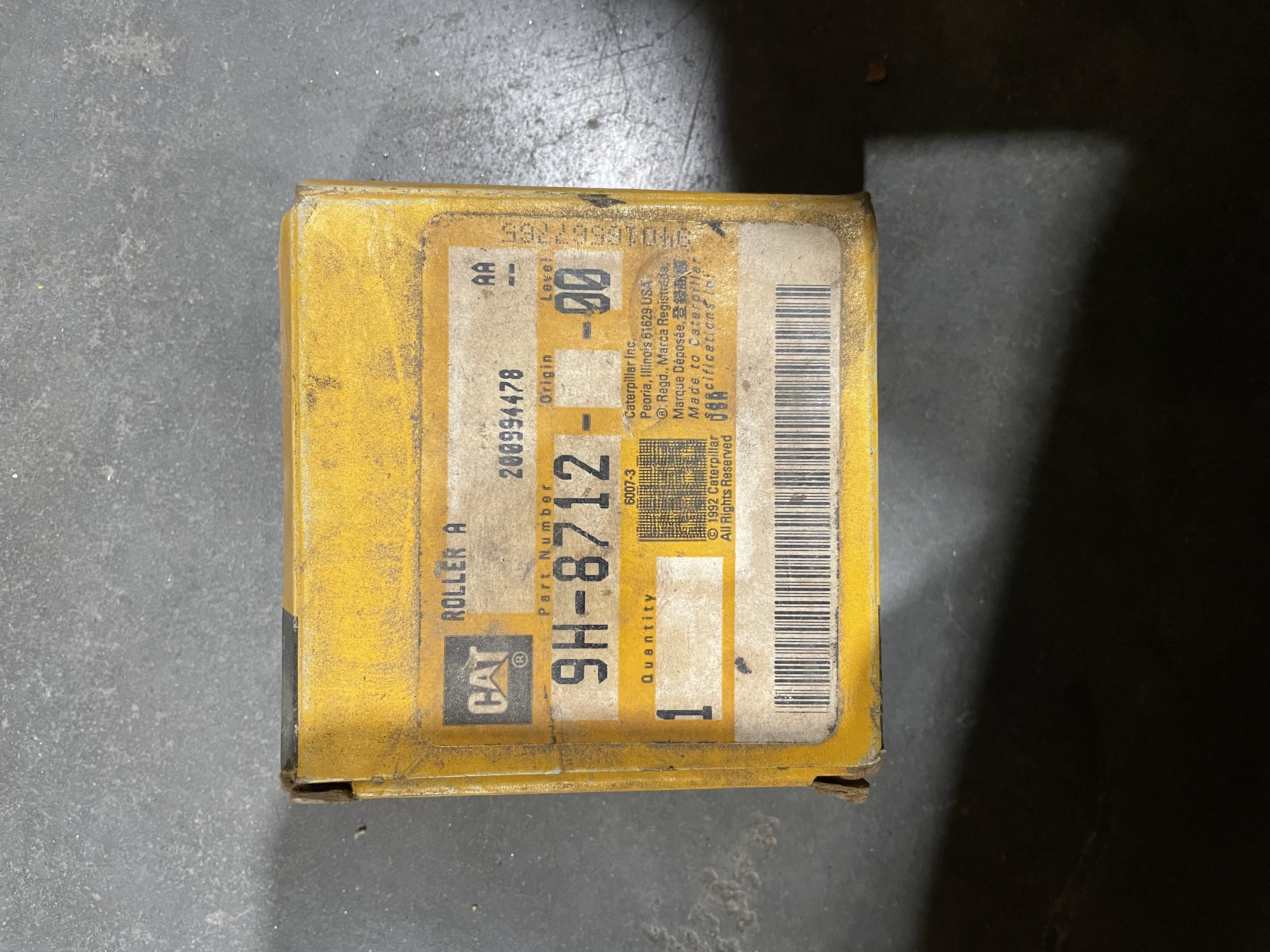 CAT 9H8712 part 1