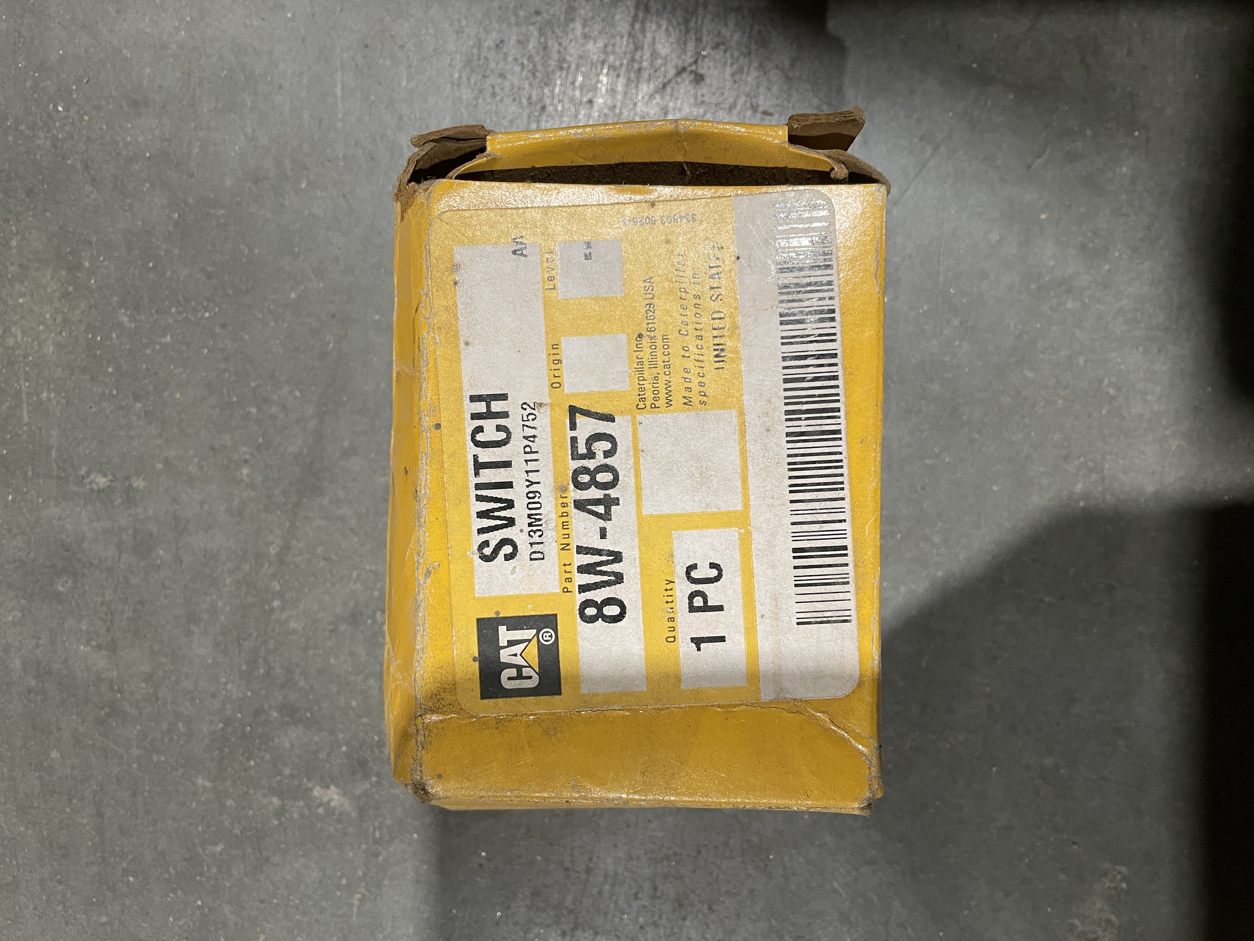 CAT 8W4857 part 1