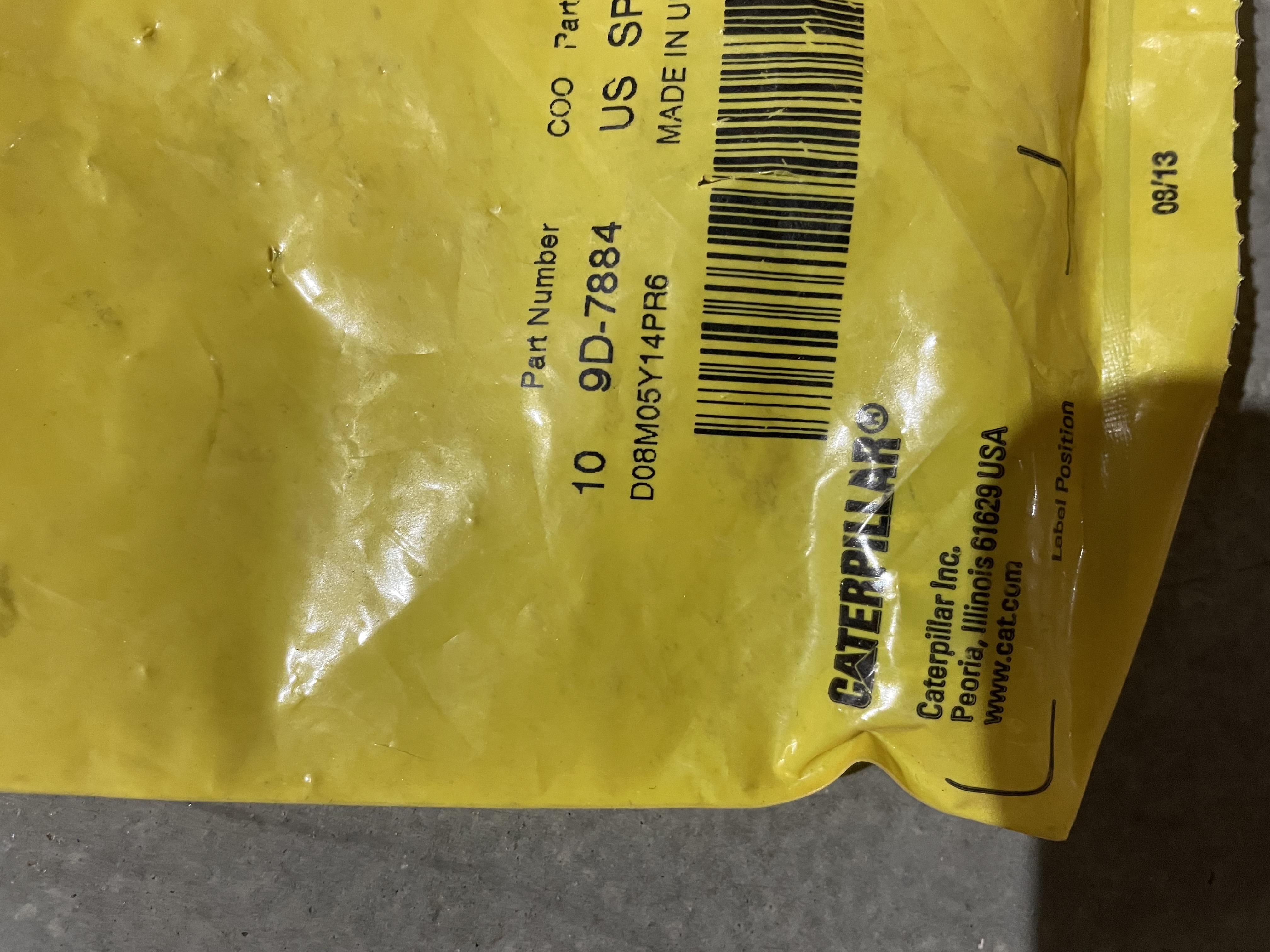 CAT 9D7884 part 2