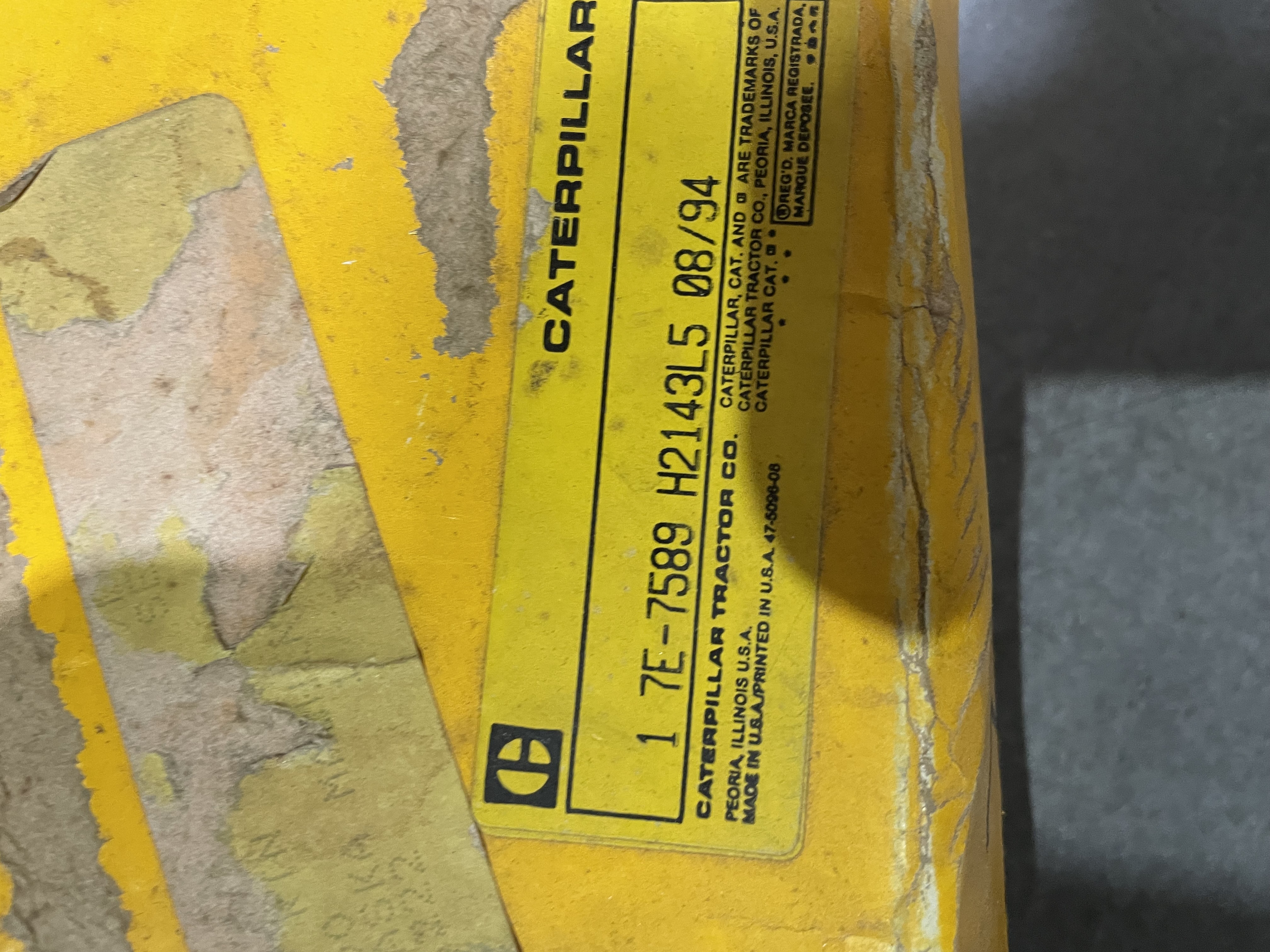 CAT 7E7589 part 2