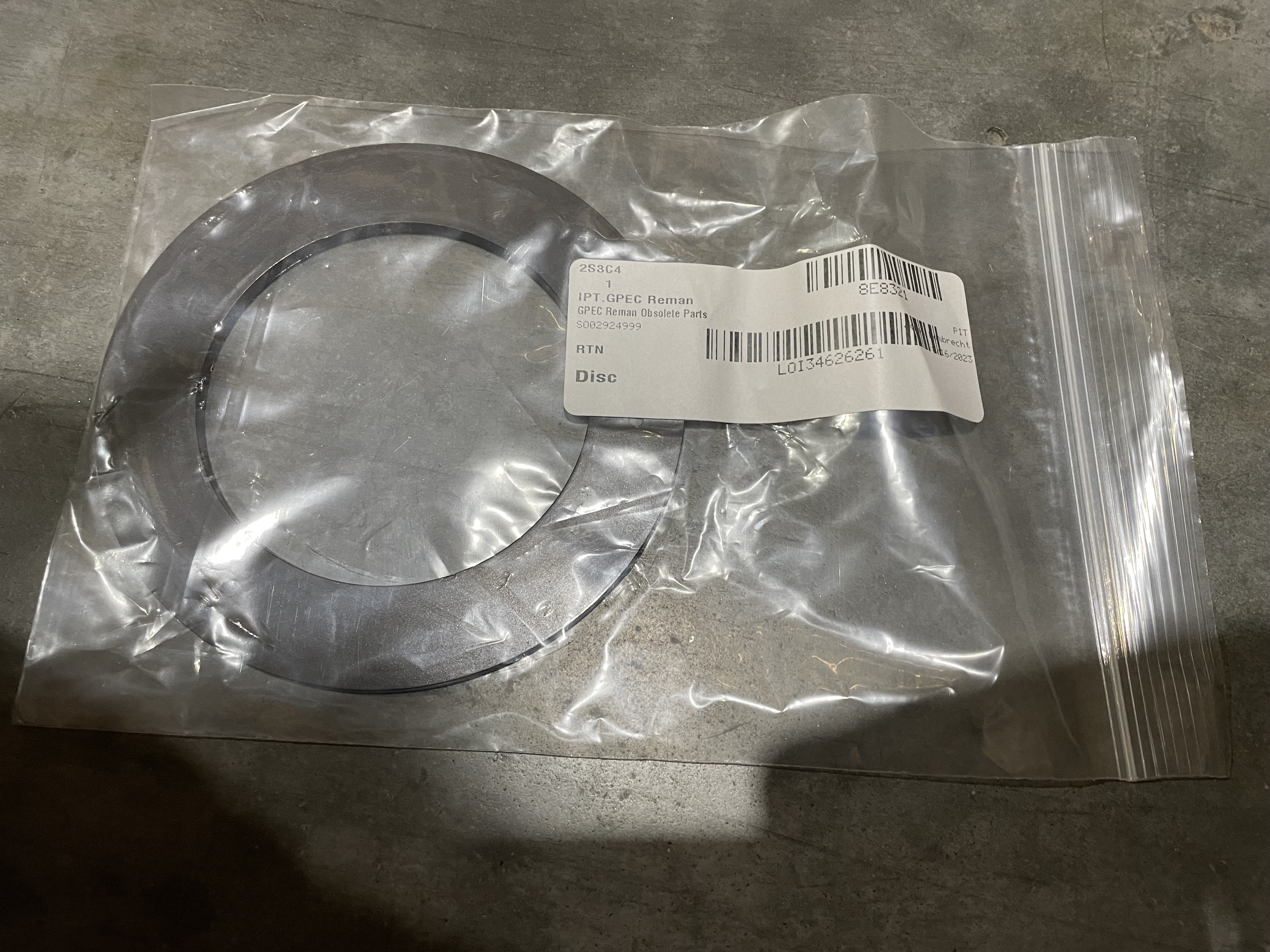 CAT 8E8321 part 1