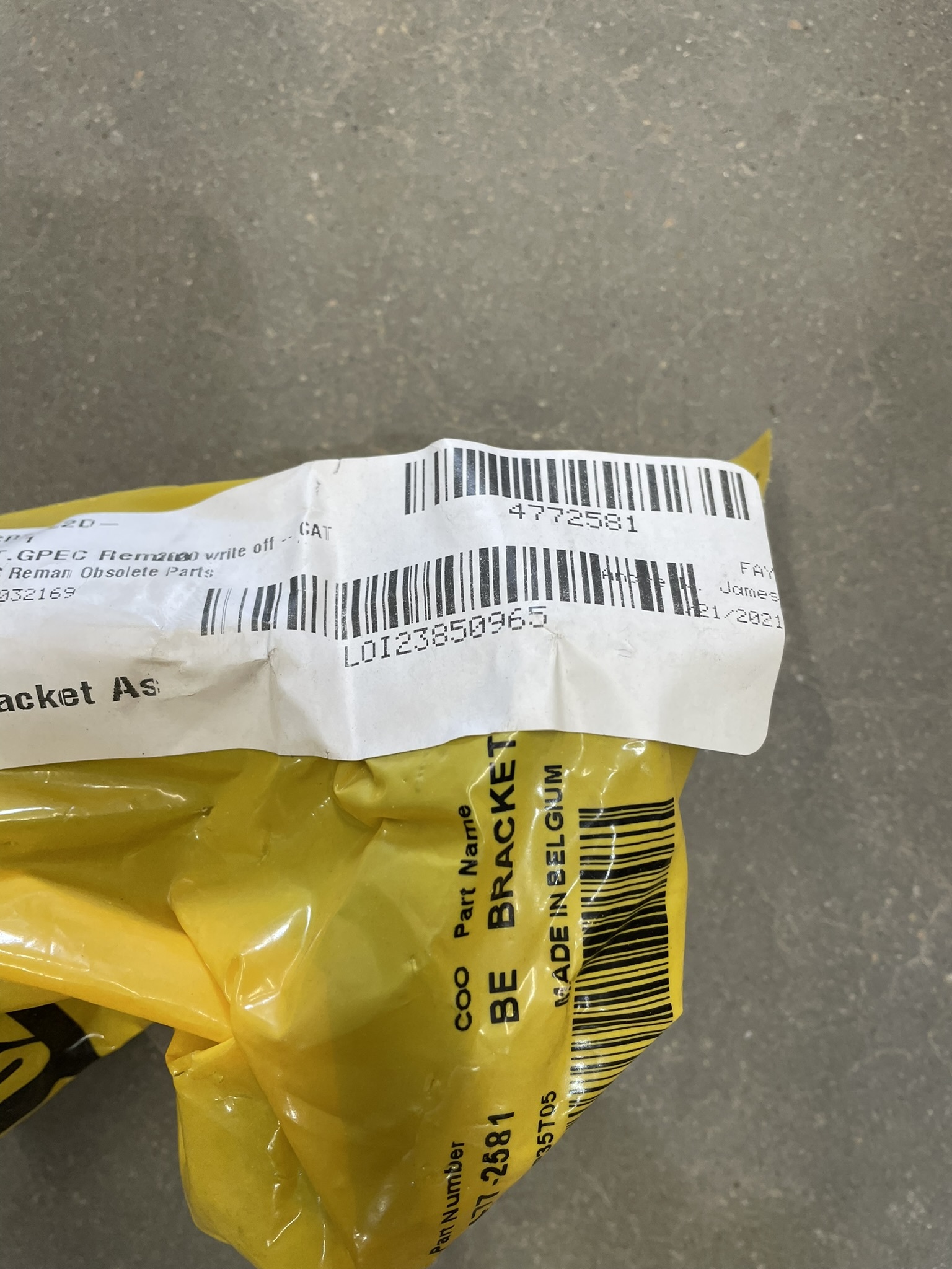 CAT 4772581 part 1