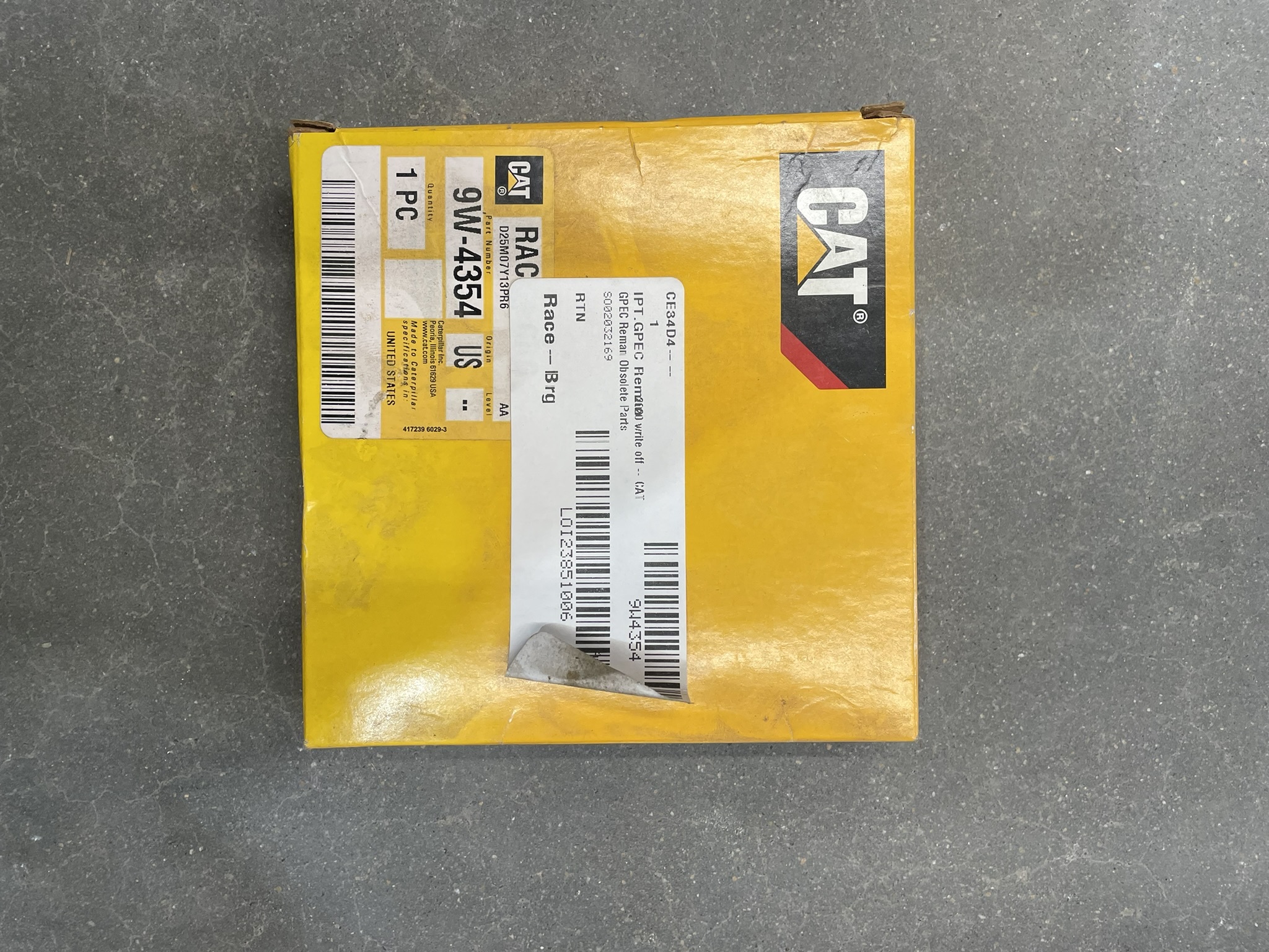 CAT 9W4354 part 1