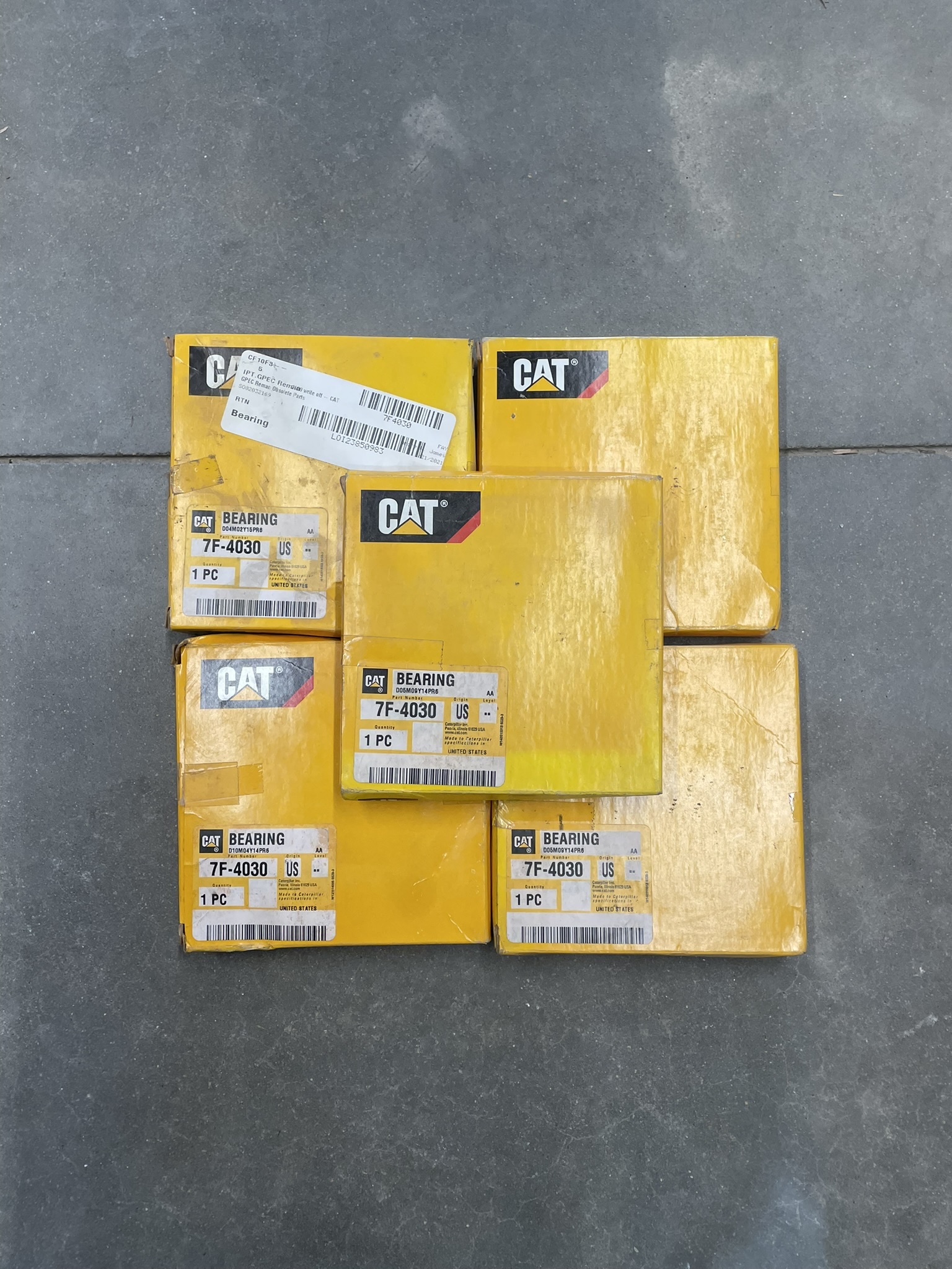 CAT 7F4030 part 1