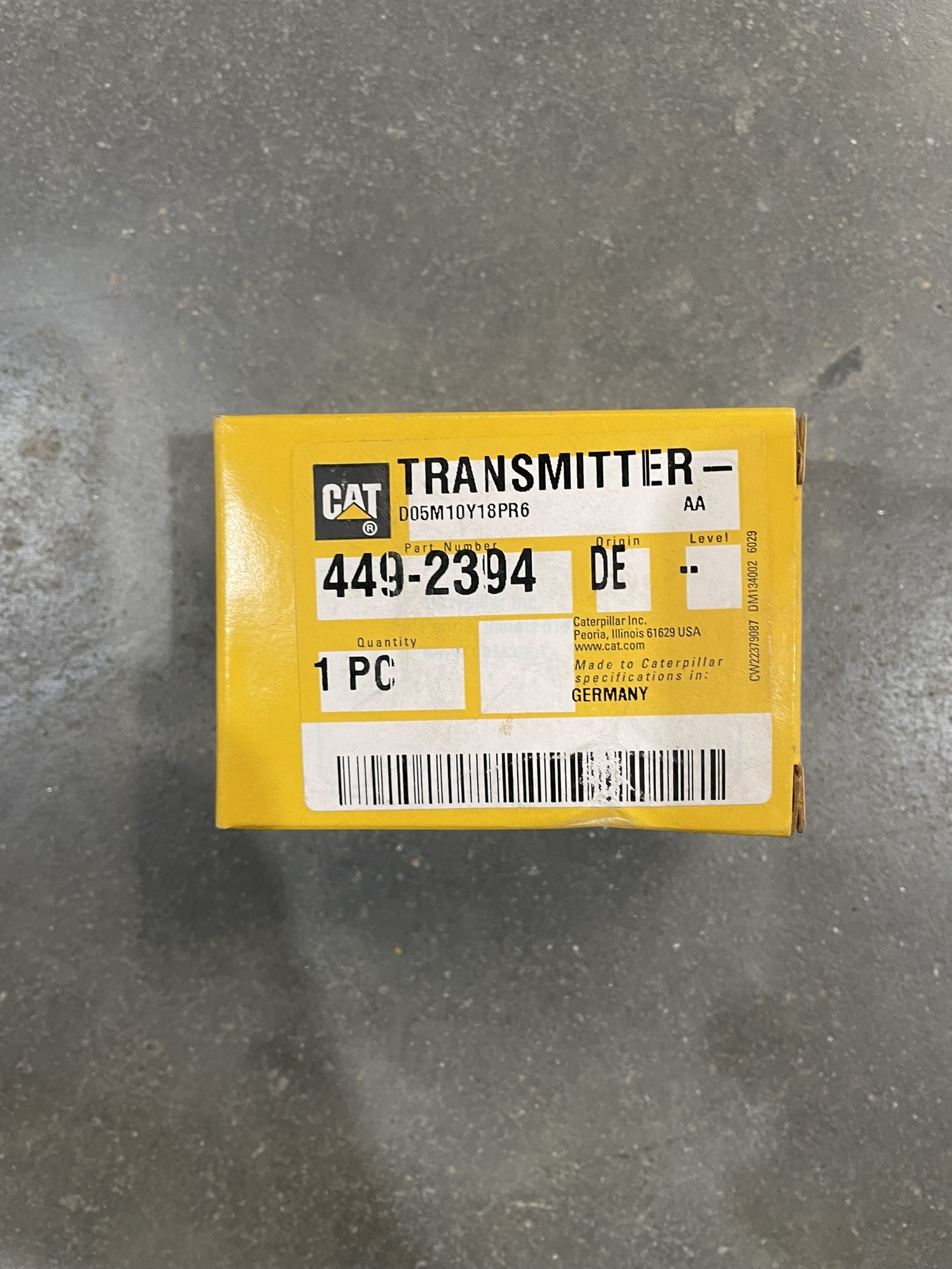CAT 4492394 part 1