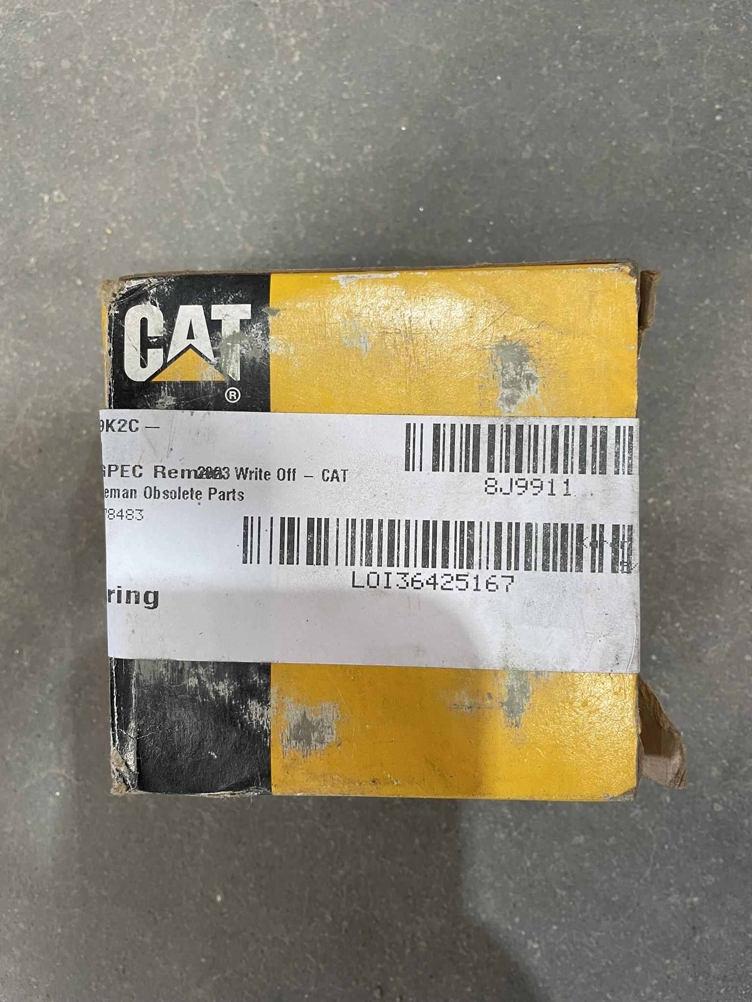 CAT 8J9911 part 1