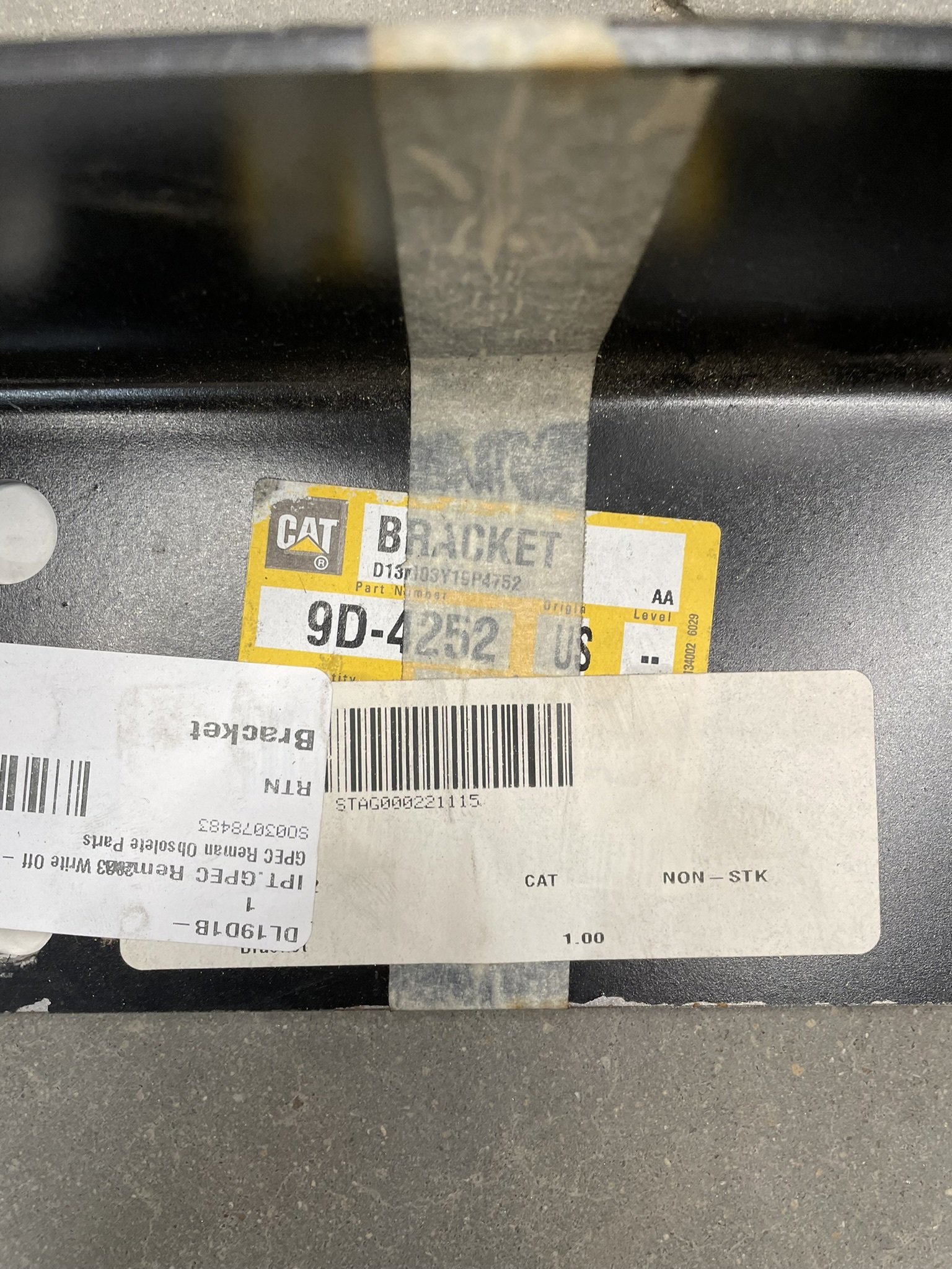 CAT 9D4252 part 1