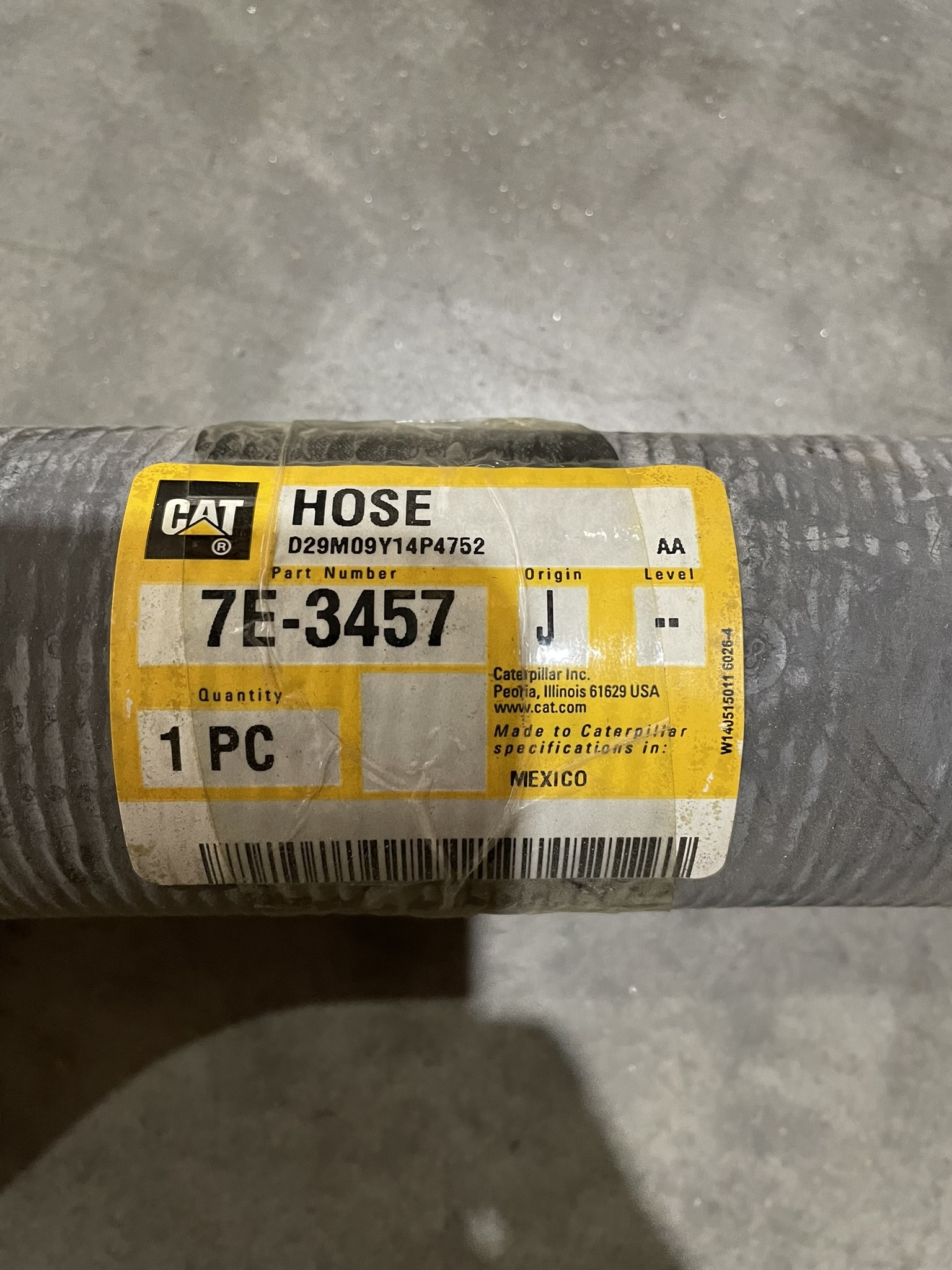 CAT 7E3457 part 1