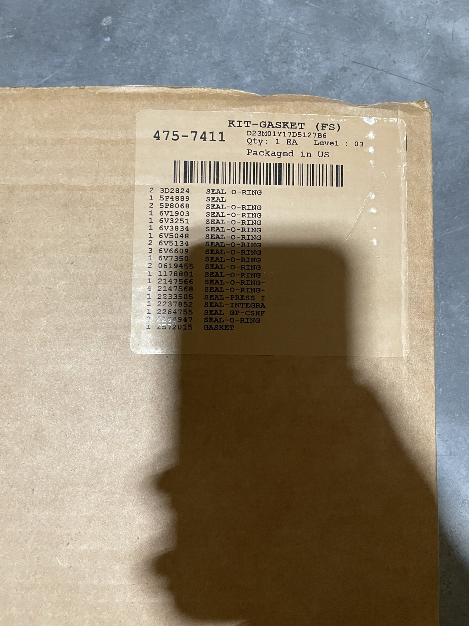 CAT 4757411 part 1