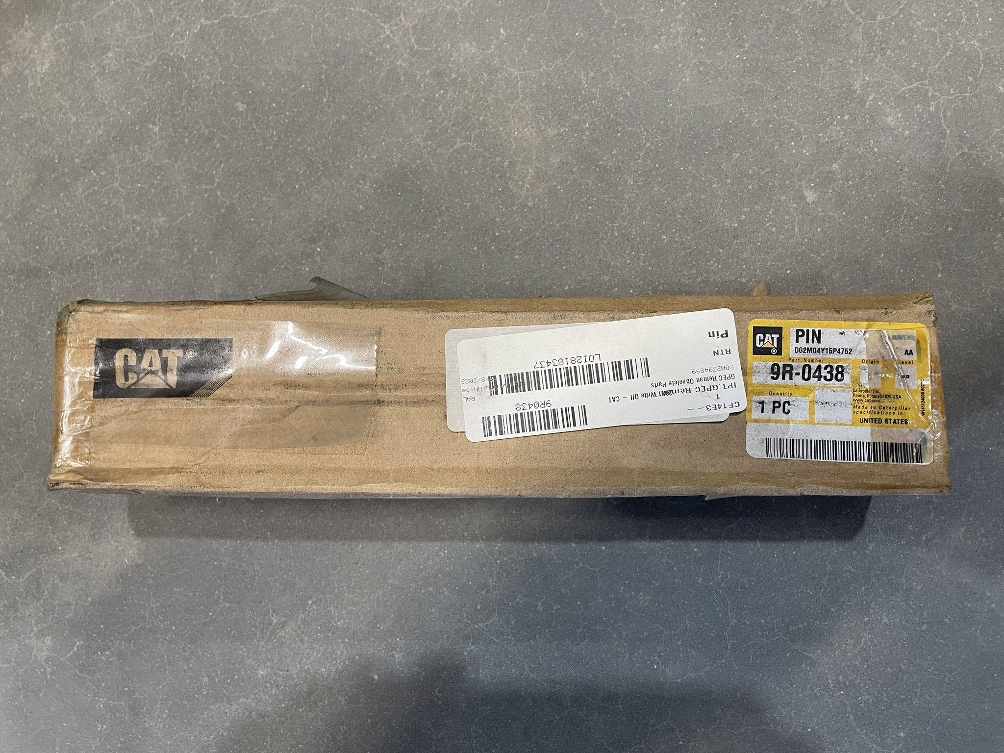 CAT 9R0438 part 1