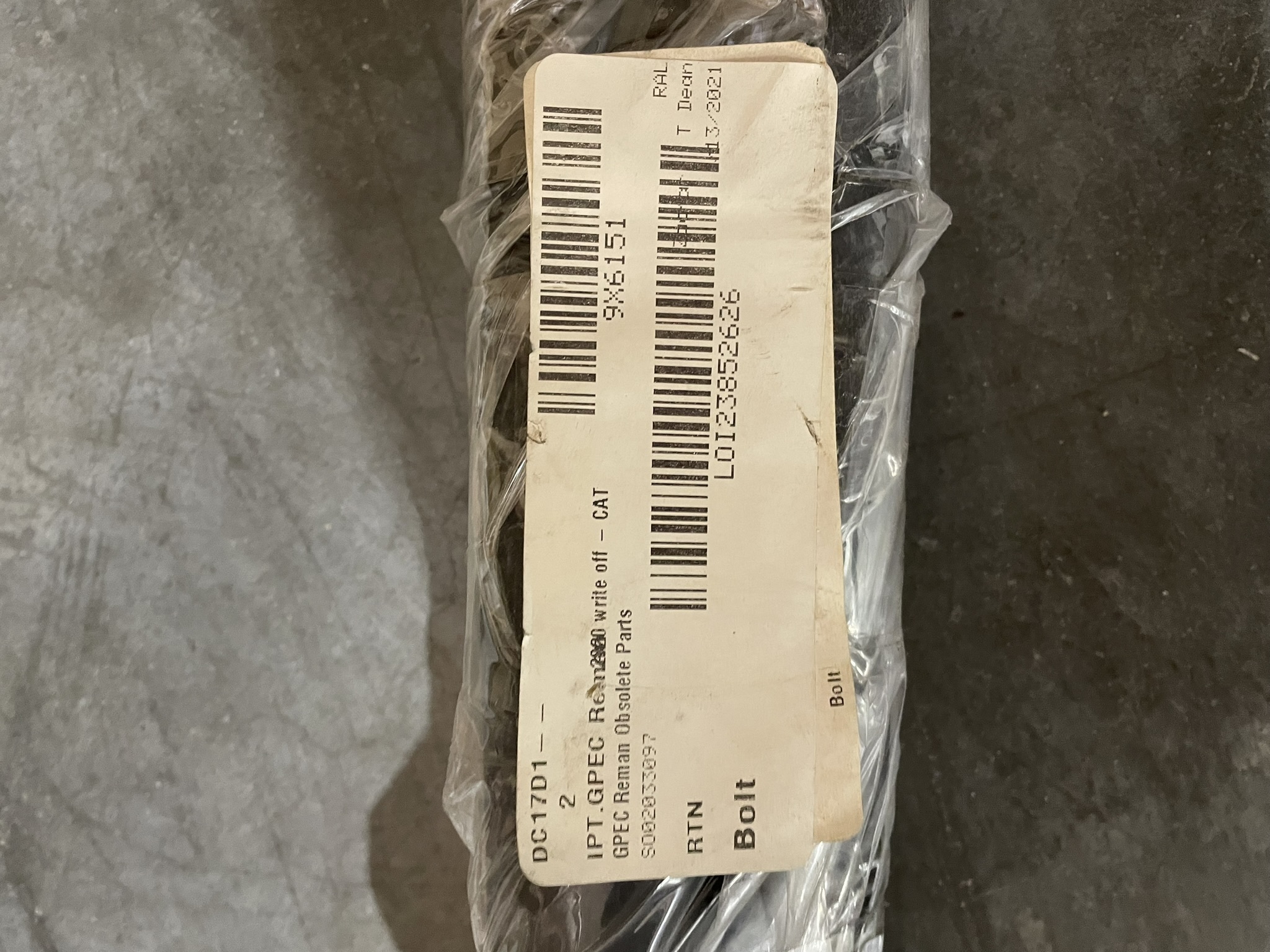 CAT 9X6151 part 1