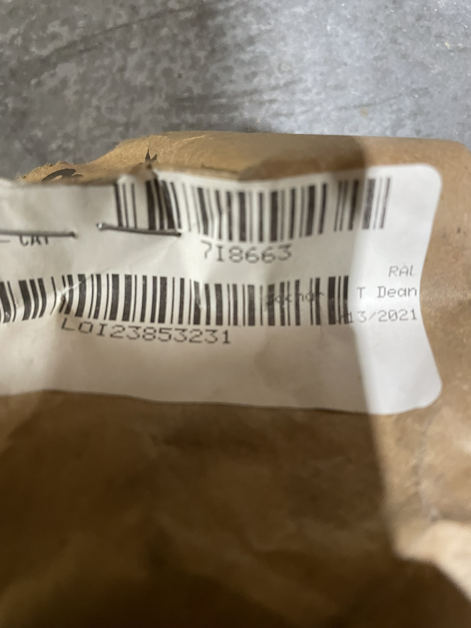 CAT 7I8663 part 1