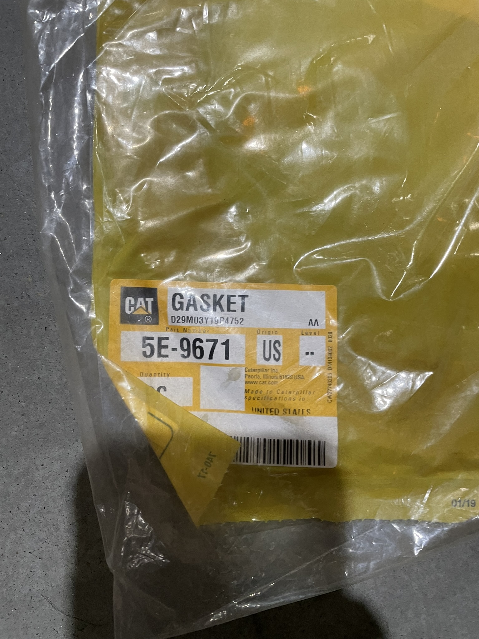 CAT 5E9671 part 1