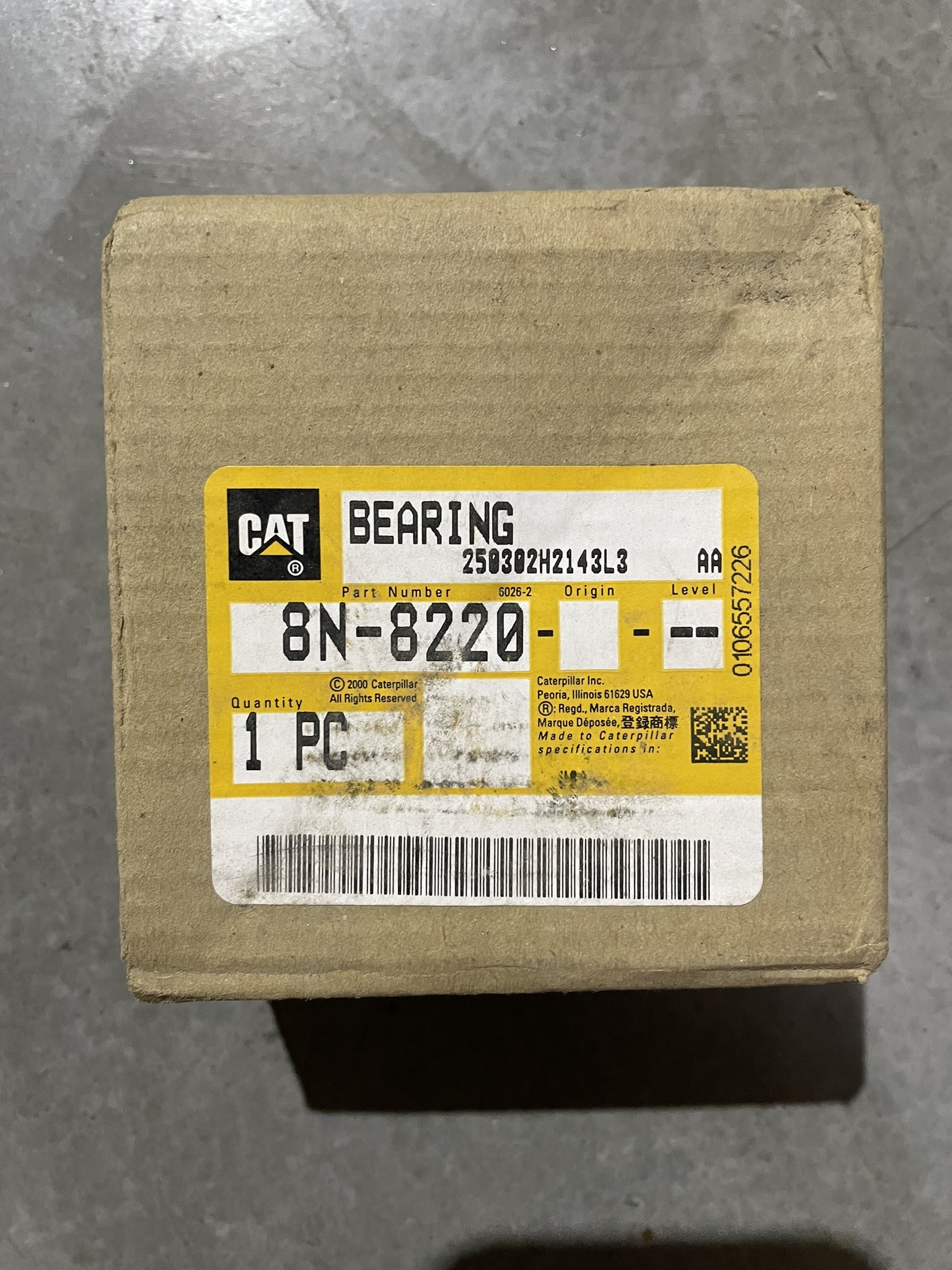 CAT 8N8220 part 1