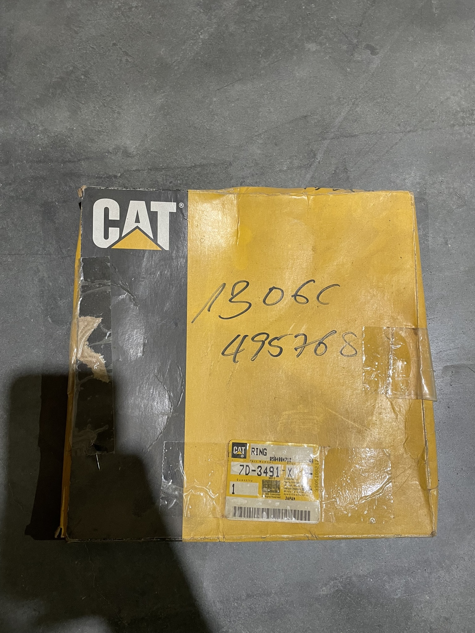 CAT 7D3491 part 1