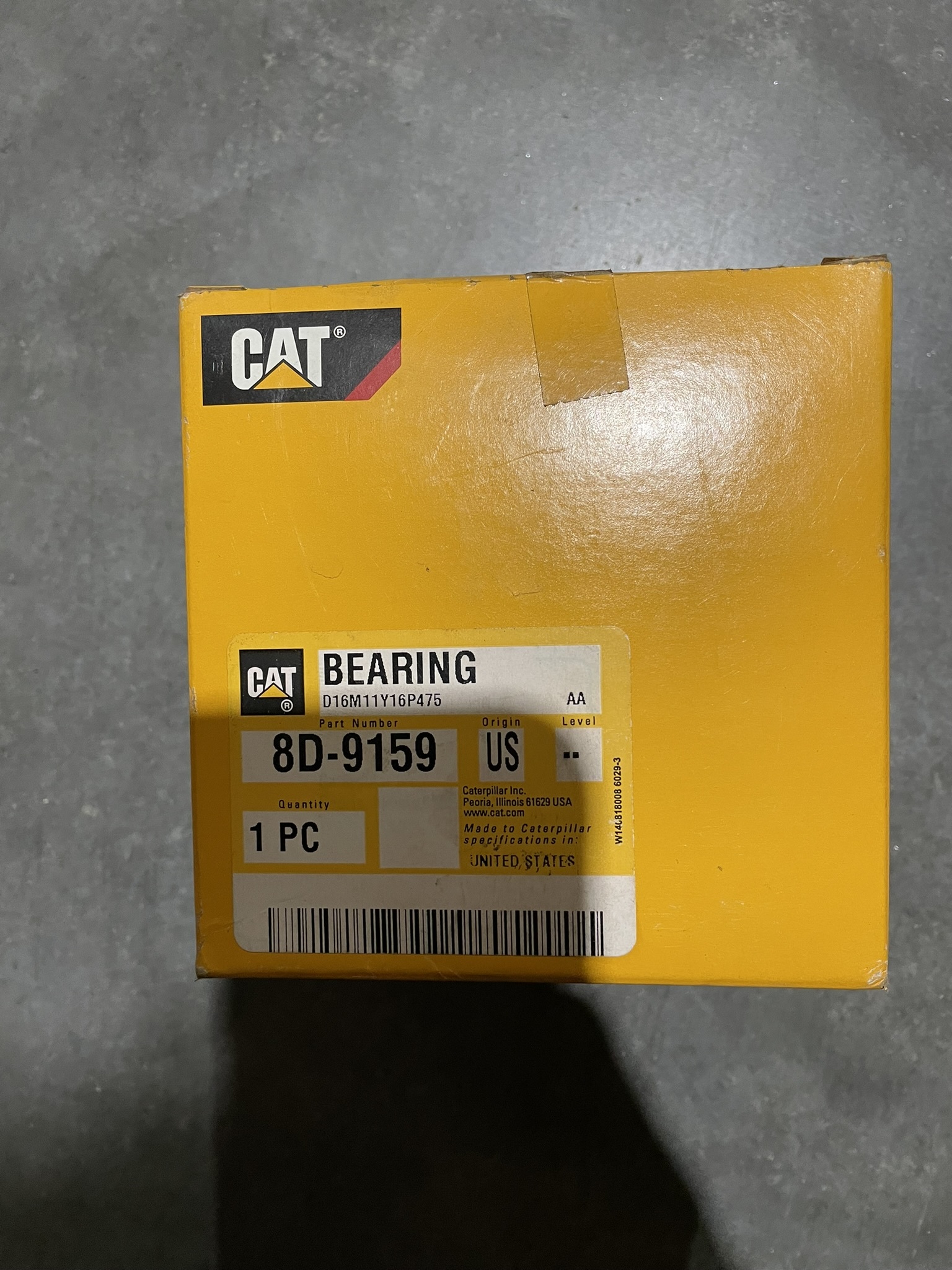 CAT 8D9159 part 1