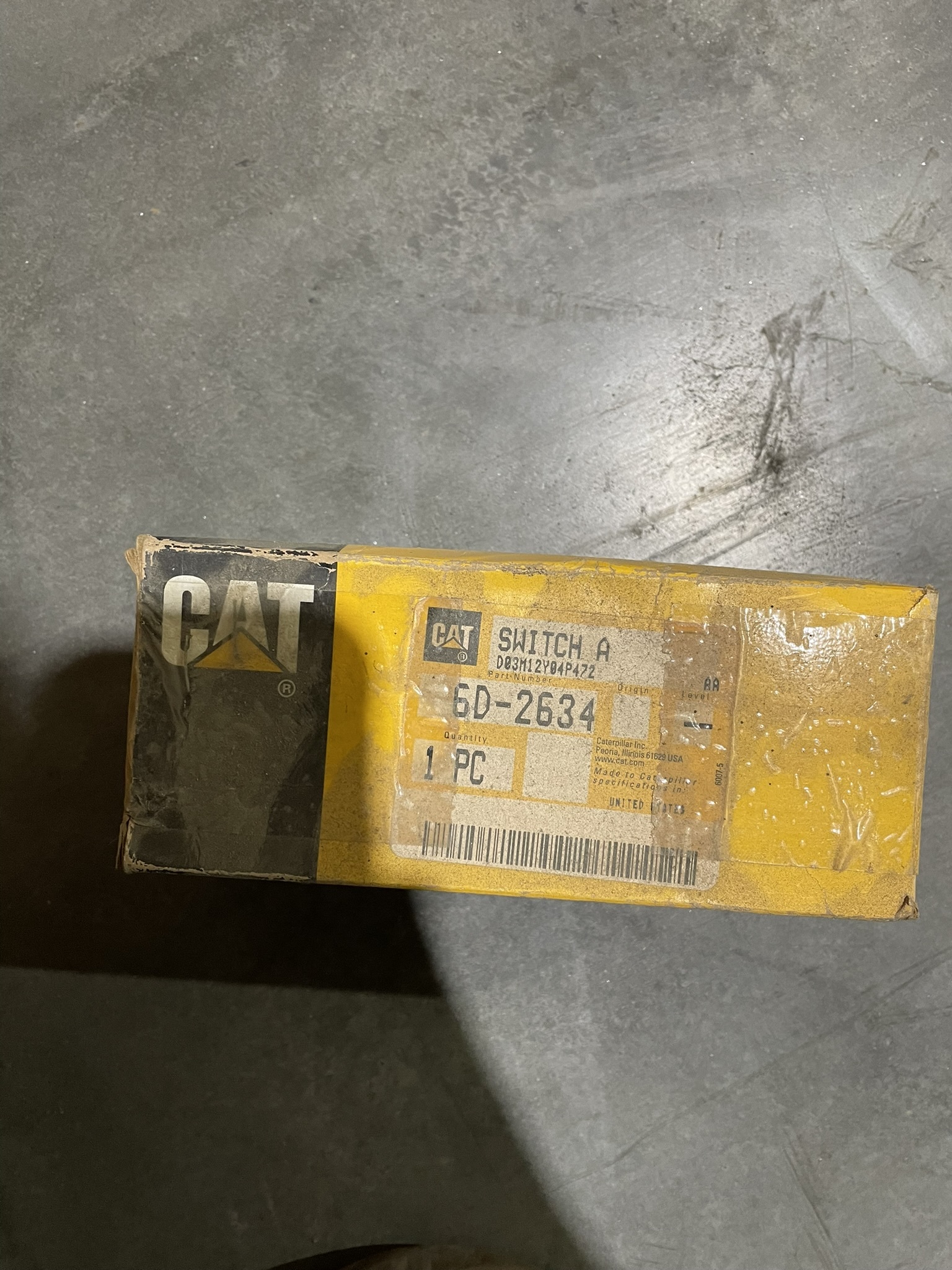 CAT 6D2634 part 1