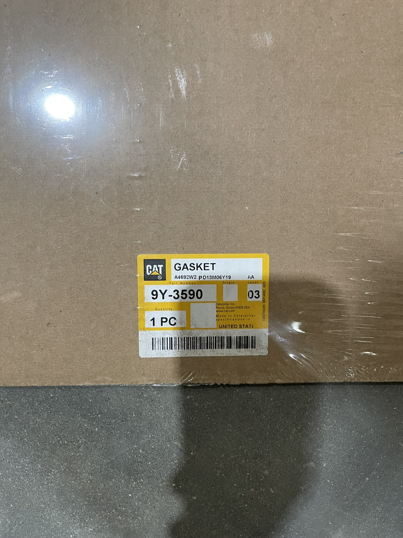CAT 9Y3590 part 1