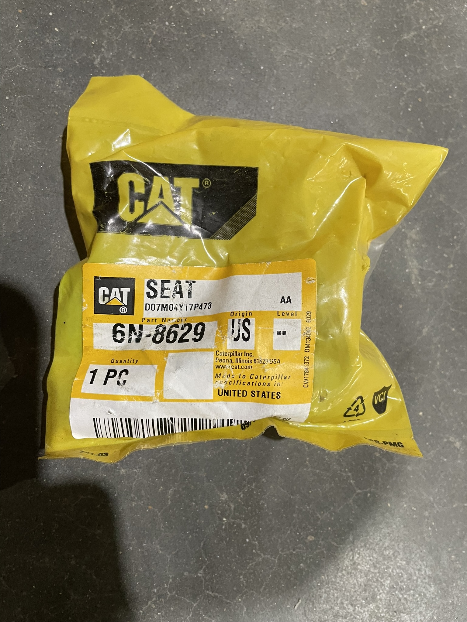 CAT 6N8629 part 1