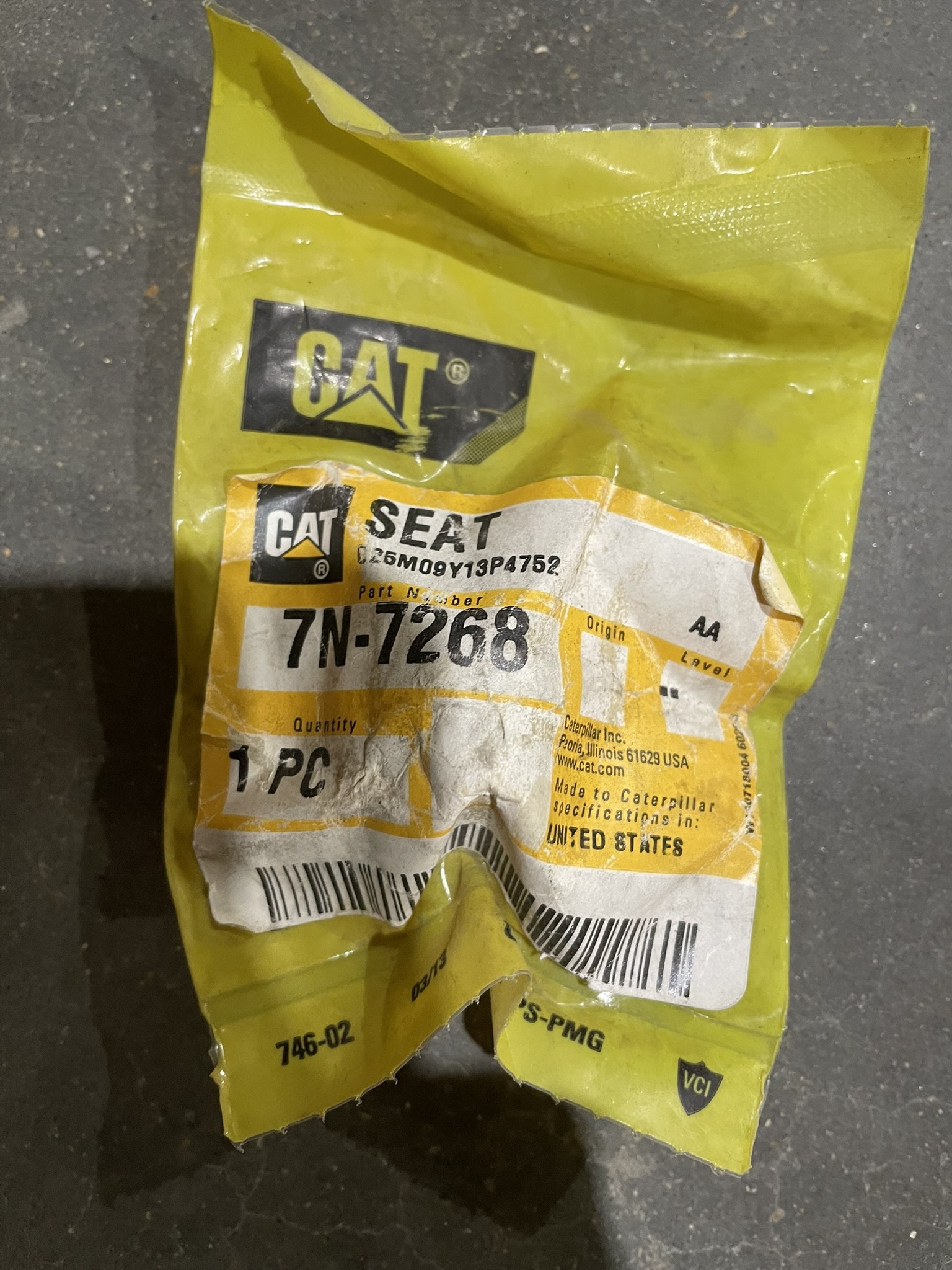CAT 7N7268 part 1