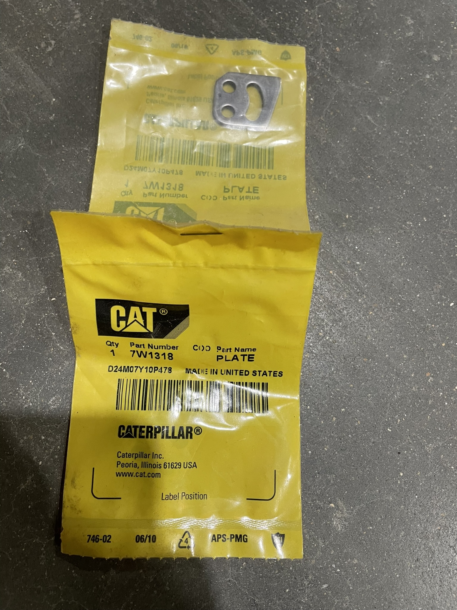 CAT 7W1318 part 1
