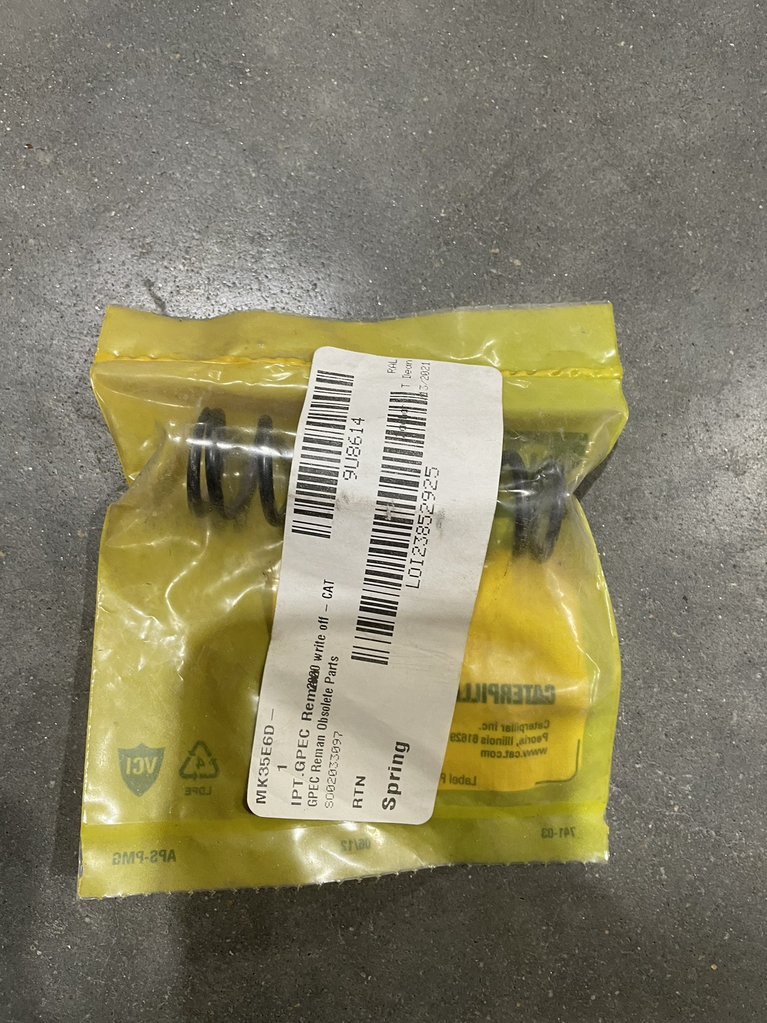CAT 9U8614 part 2