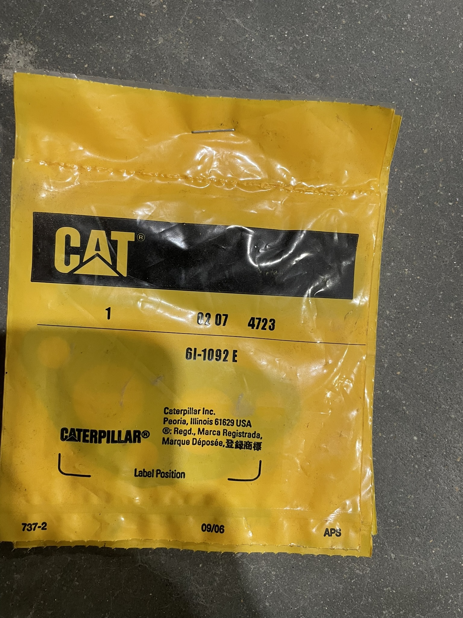 CAT 6I1092 part 1