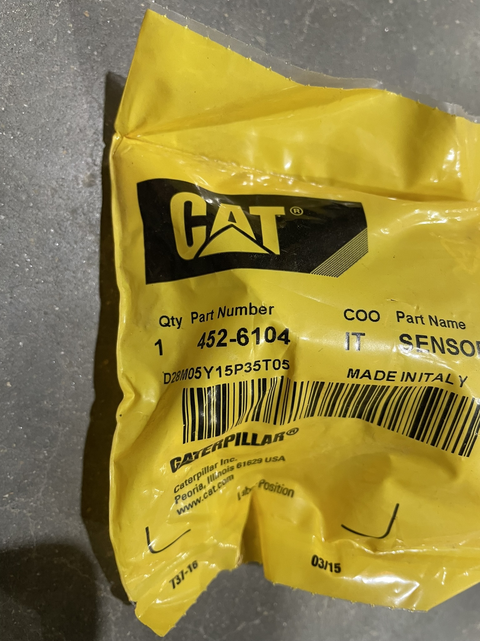 CAT 4526104 part 1