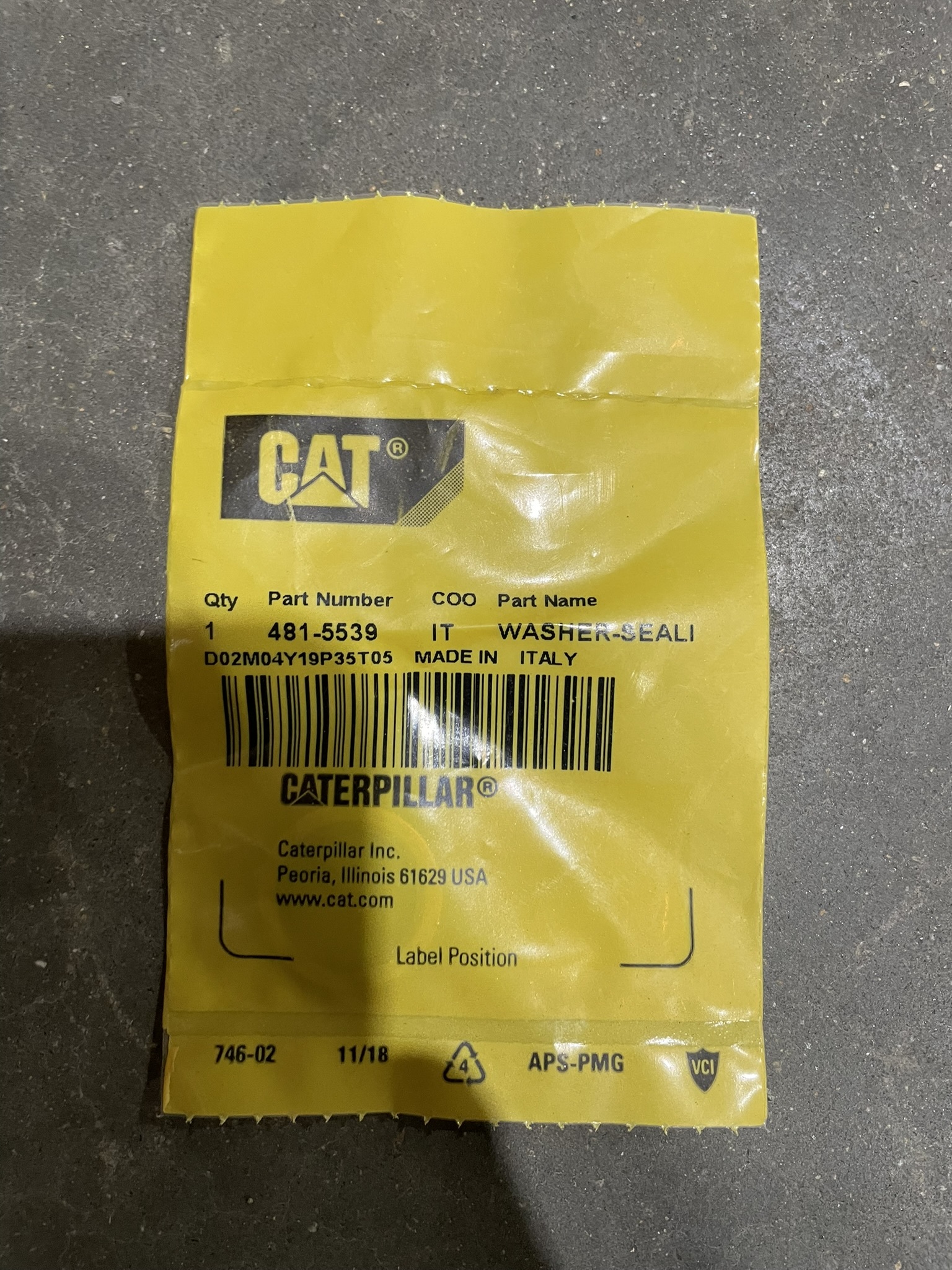 CAT 4815539 part 1