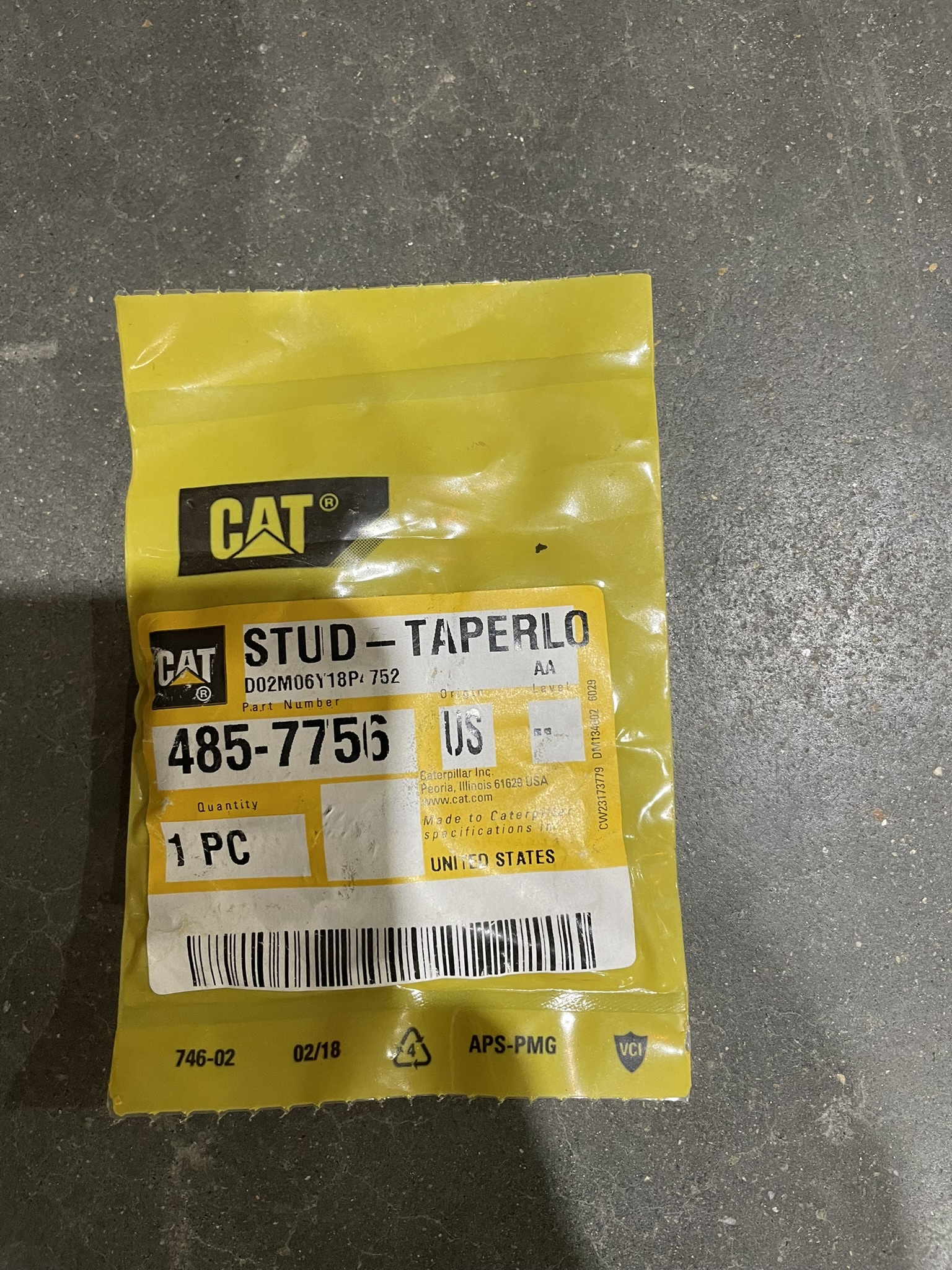 CAT 4857756 part 1