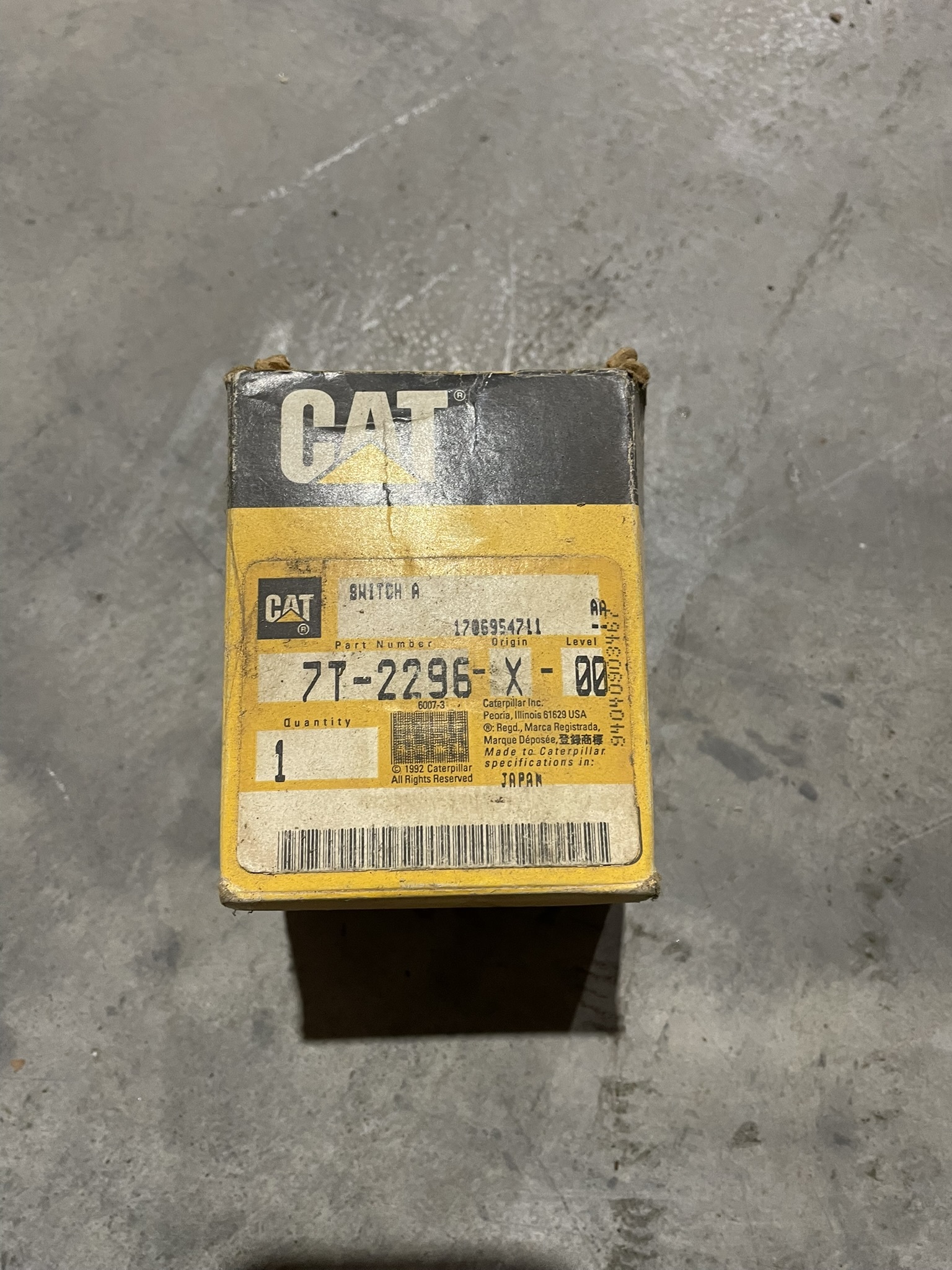 CAT 7T2296 part 1